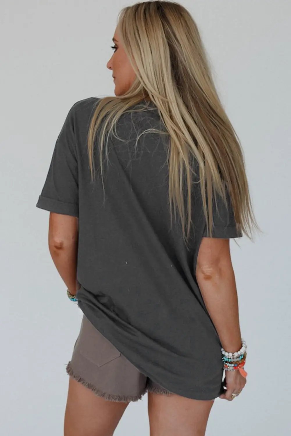 Grateful Threads Boutique Carbon Grey Vintage Yall Cowboy Boots Graphic Tee - T-Shirts Carbon Grey Vintage Yall Cowboy Boots Graphic Tee