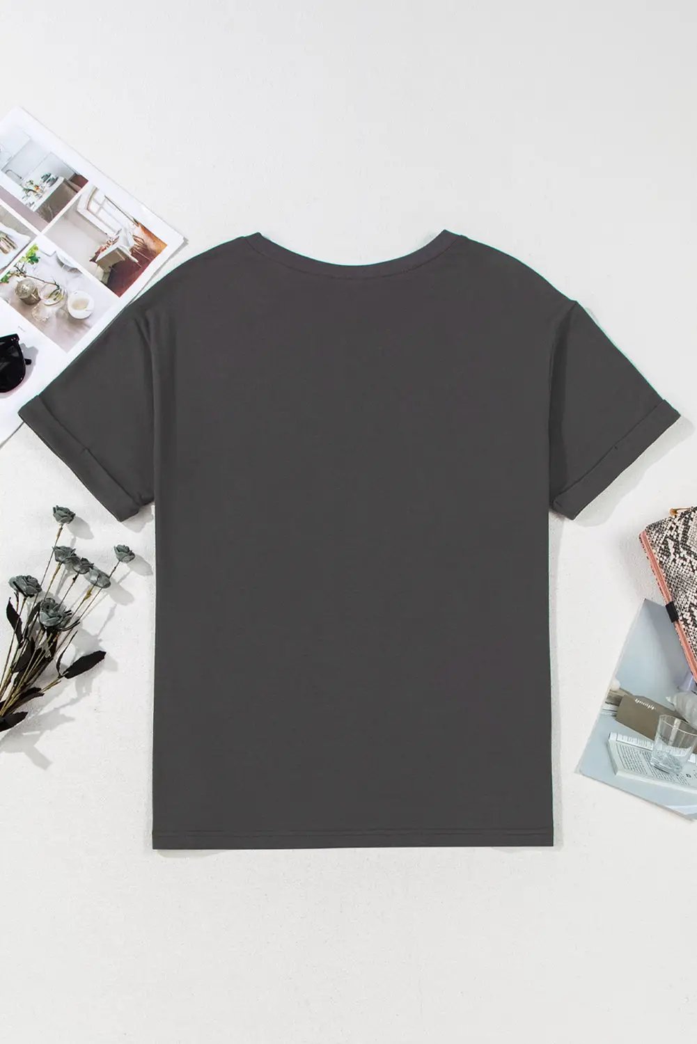 Grateful Threads Boutique Carbon Grey Vintage Yall Cowboy Boots Graphic Tee - T-Shirts Carbon Grey Vintage Yall Cowboy Boots Graphic Tee