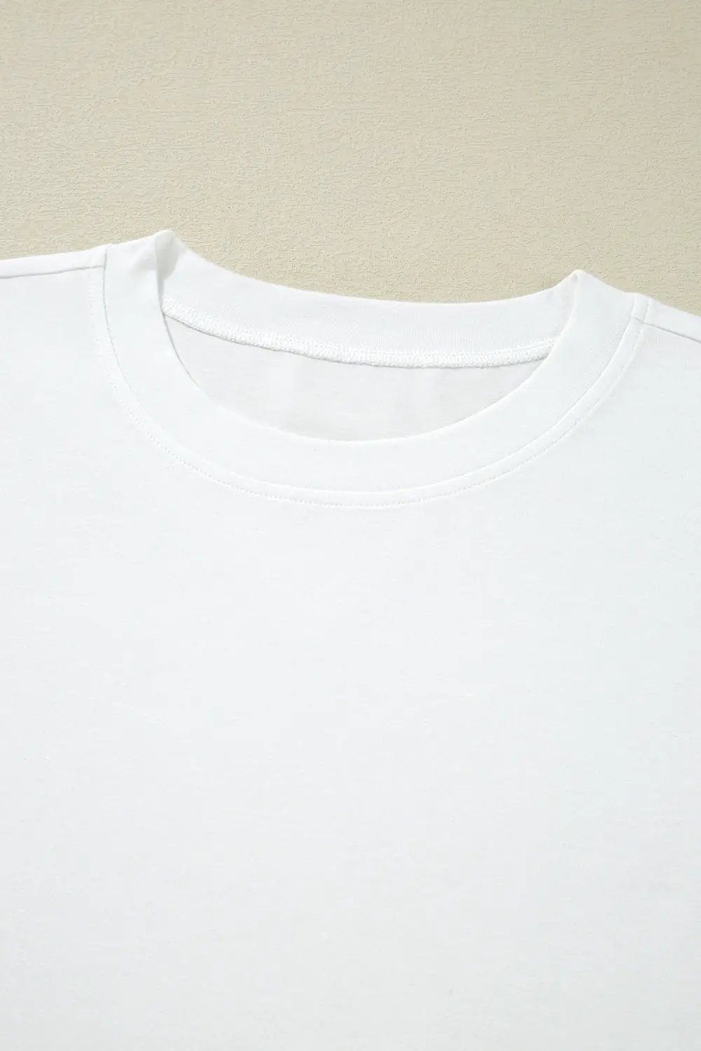 Grateful Threads Boutique White Lace Long Sleeve Insert Drop Shoulder Tee - T-Shirts lace sleeve white tee