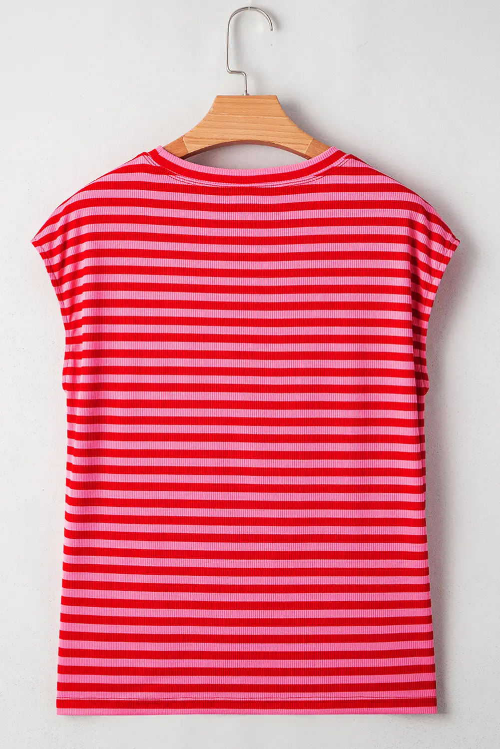 Grateful Threads Boutique Red Stripe MAMA Graphic Cap Sleeve T Shirt - T-Shirts Red Stripe MAMA Graphic Cap Sleeve T Shirt