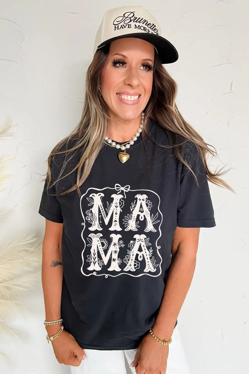 Grateful Threads Boutique Black MAMA Artistic Graphic Tee - T-Shirts Black MAMA Artistic Graphic Tee