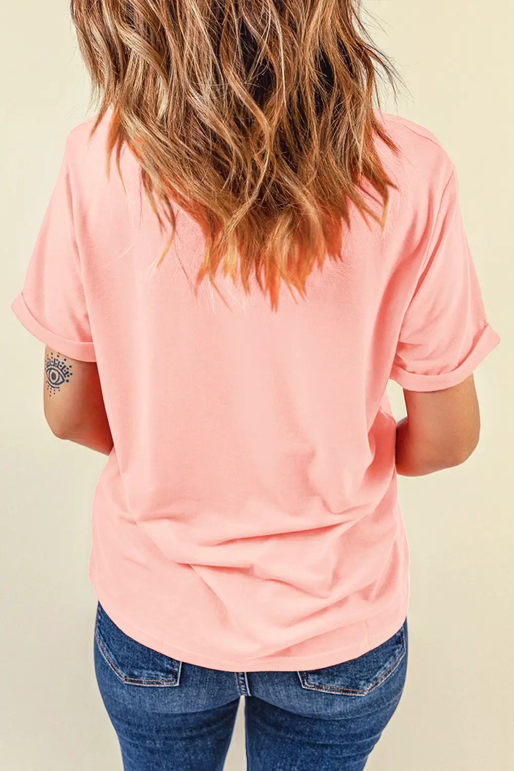 Grateful Threads Boutique Pink Football Season Graphic Game Day Tee - T-Shirts Pink Football Season Graphic Game Day Tee