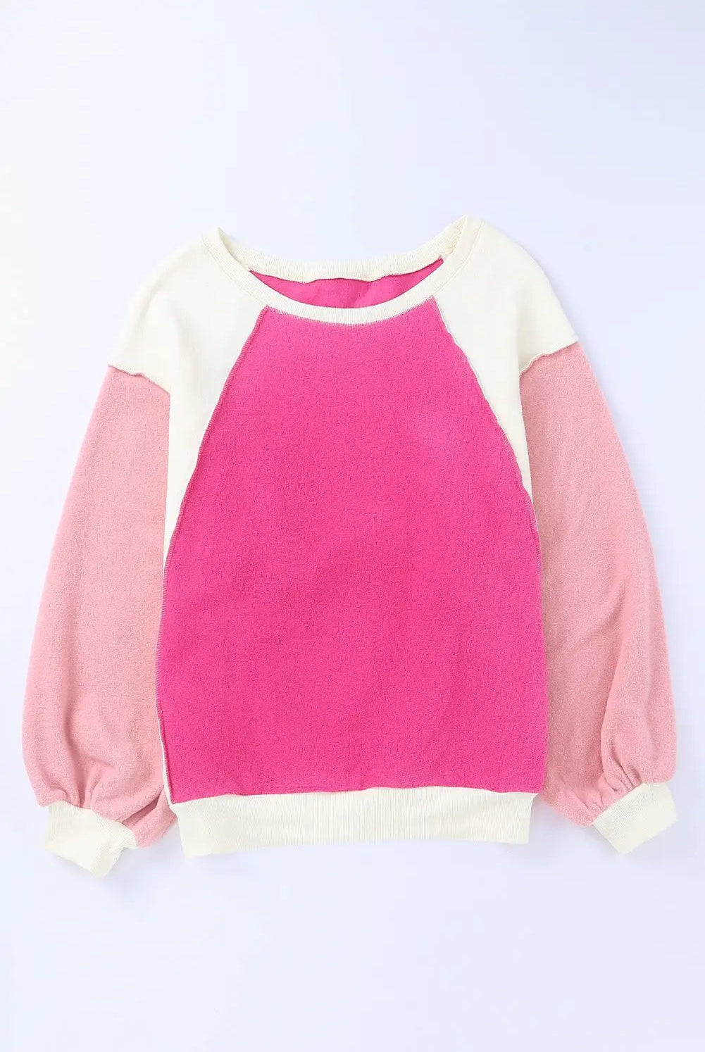 Grateful Threads Boutique Colorblock Fleece Sweatshirt - Sweatshirts
