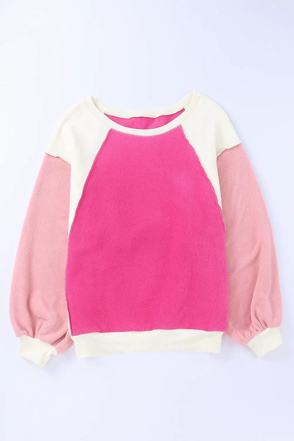Grateful Threads Boutique Colorblock Fleece Sweatshirt - Sweatshirts