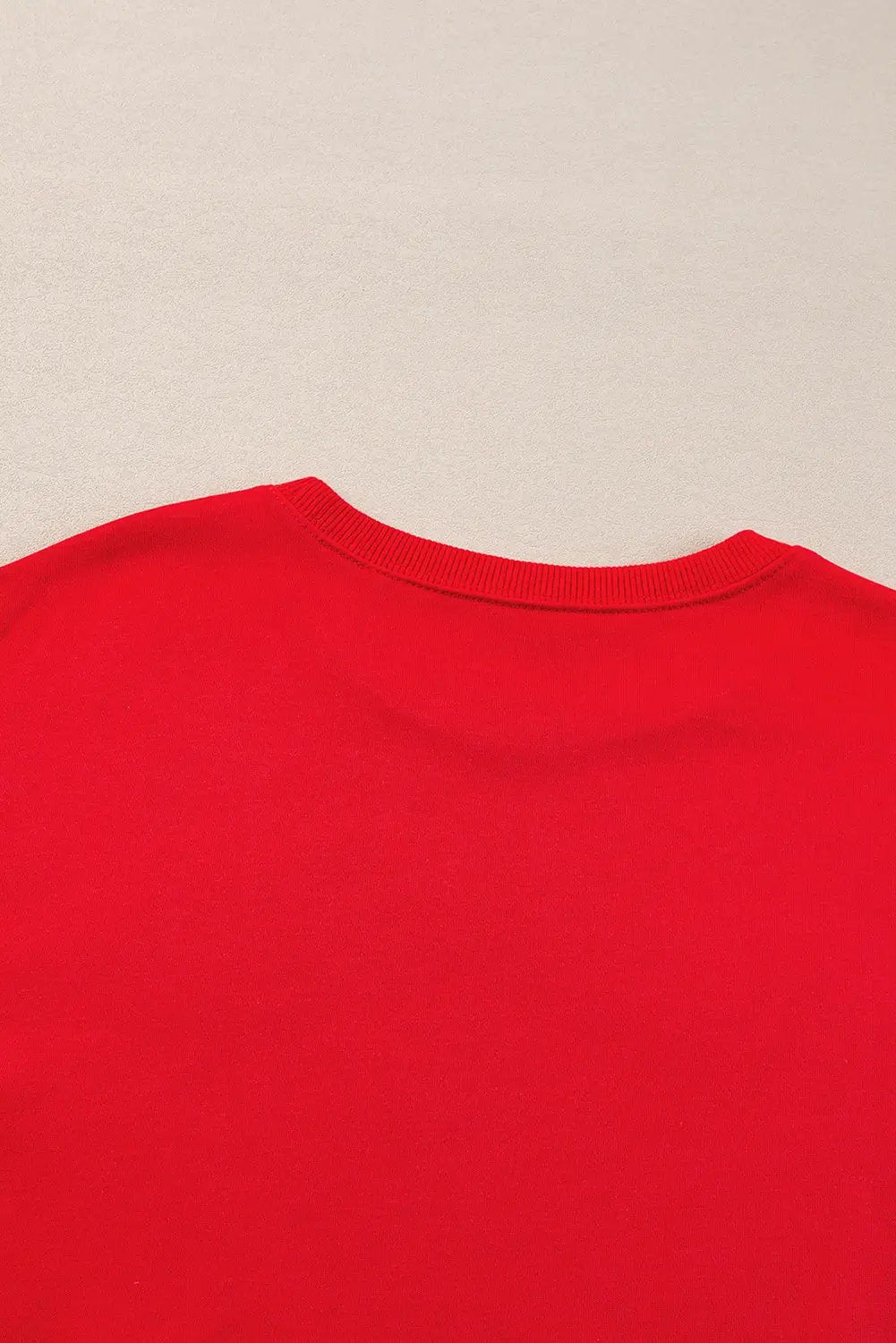 Grateful Threads Boutique Fiery Red TOUCH DOWN Football Graphic Pullover Sweatshirt - Sweatshirts Fiery Red TOUCH DOWN Football Graphic Pullover Sweatshirt
