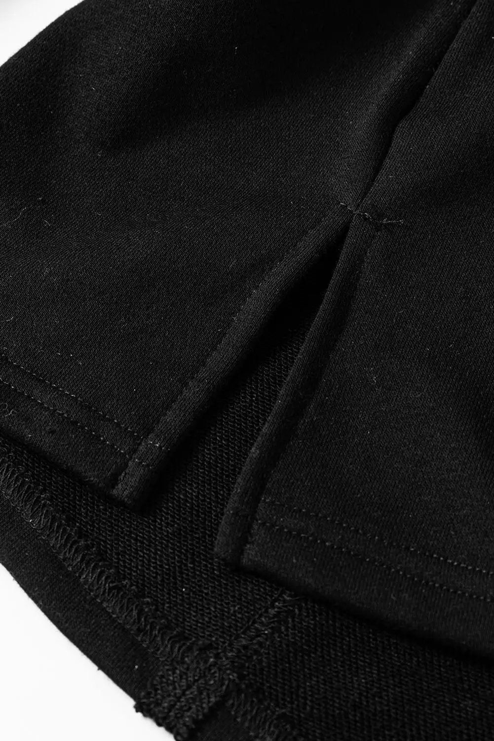 Grateful Threads Boutique Black Striped Colorblock Patchwork Collar Sweatshirt - Sweatshirts Colorblock Collar Sweatshirt