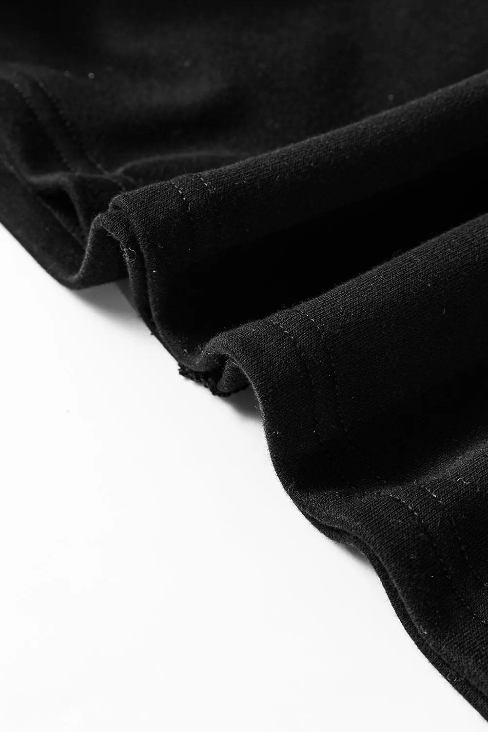 Grateful Threads Boutique Black Striped Colorblock Patchwork Collar Sweatshirt - Sweatshirts Colorblock Collar Sweatshirt