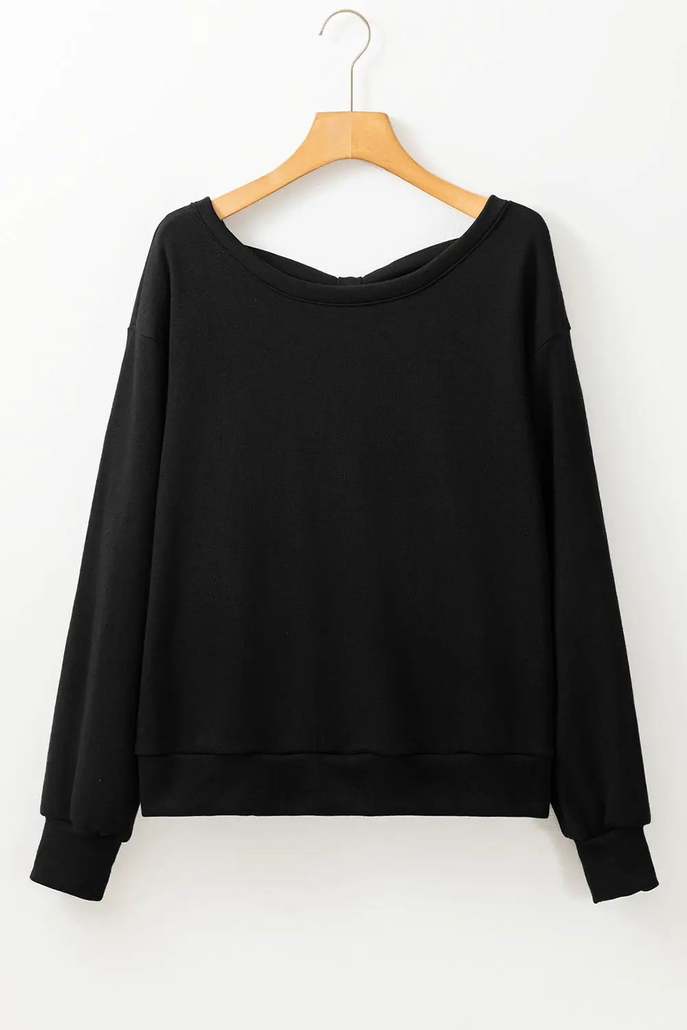 Grateful Threads Boutique Black Bowknot Dewback Sweatshirt - Shirts Black Bowknot Sweatshirt