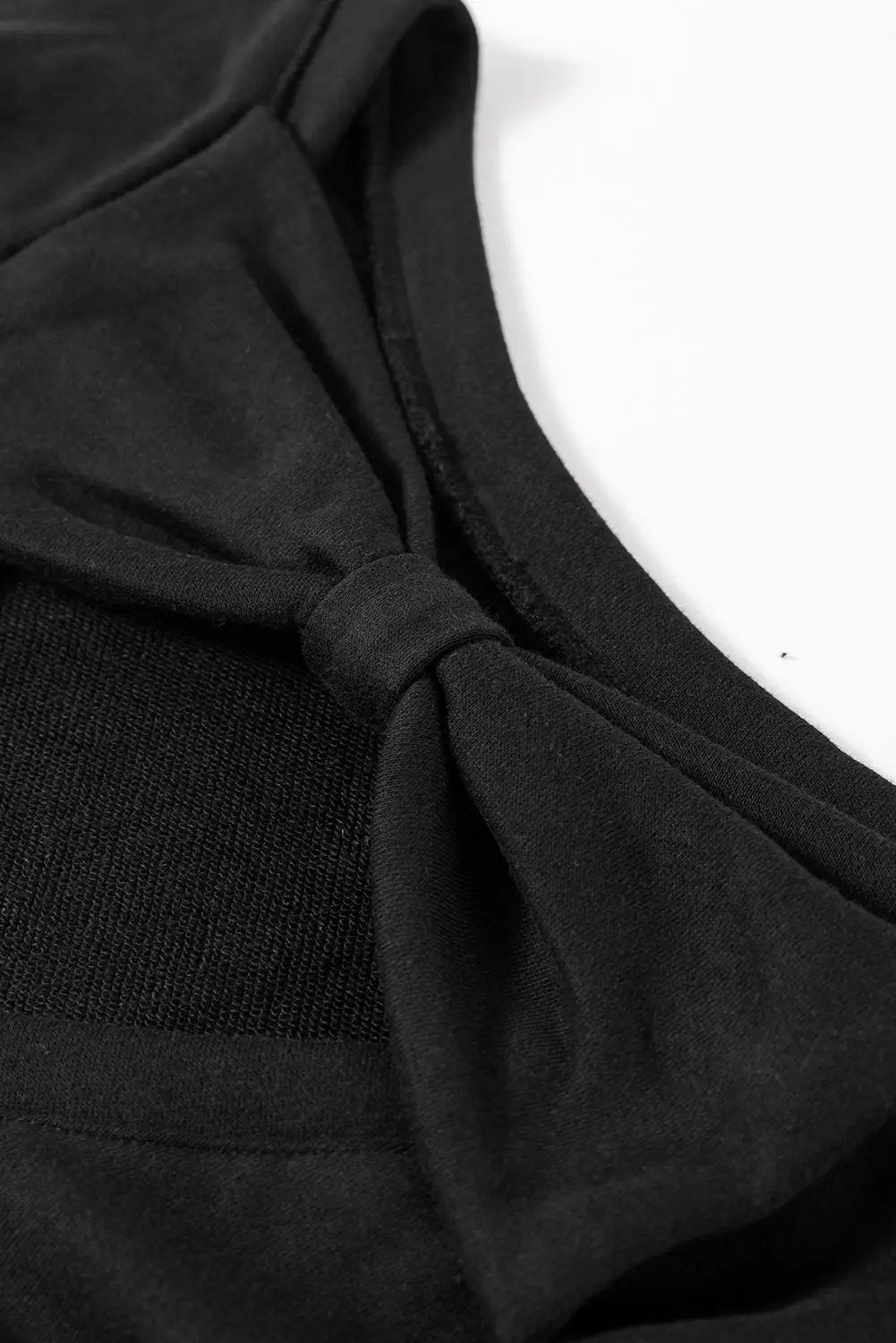 Grateful Threads Boutique Black Bowknot Dewback Sweatshirt - Shirts Black Bowknot Sweatshirt