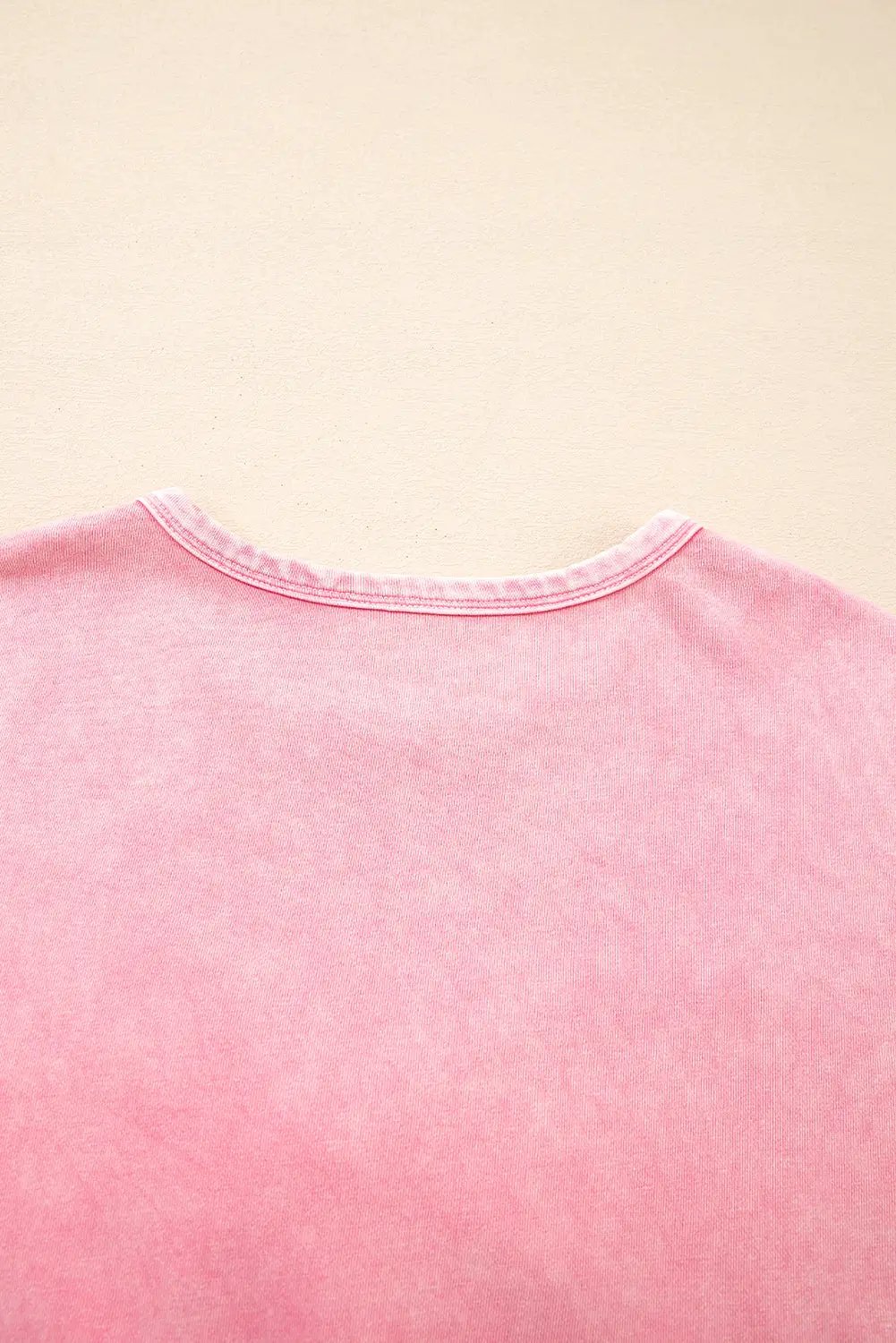 Grateful Threads Boutique Bubblegum Bow Mineral Wash Pullover Sweatshirt - Sweatshirts pink ribbon sweatshirt