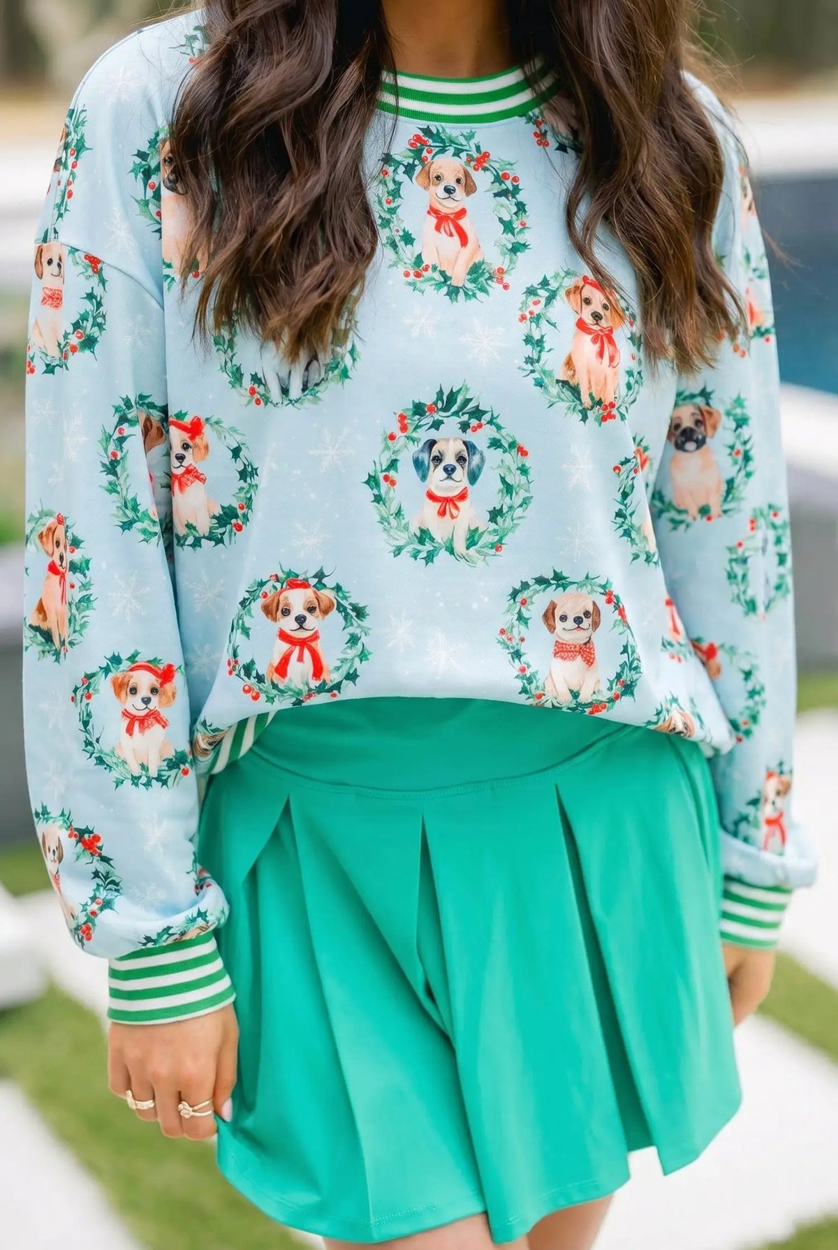 The Roxie Sweatshirt - Sky Blue — view 2