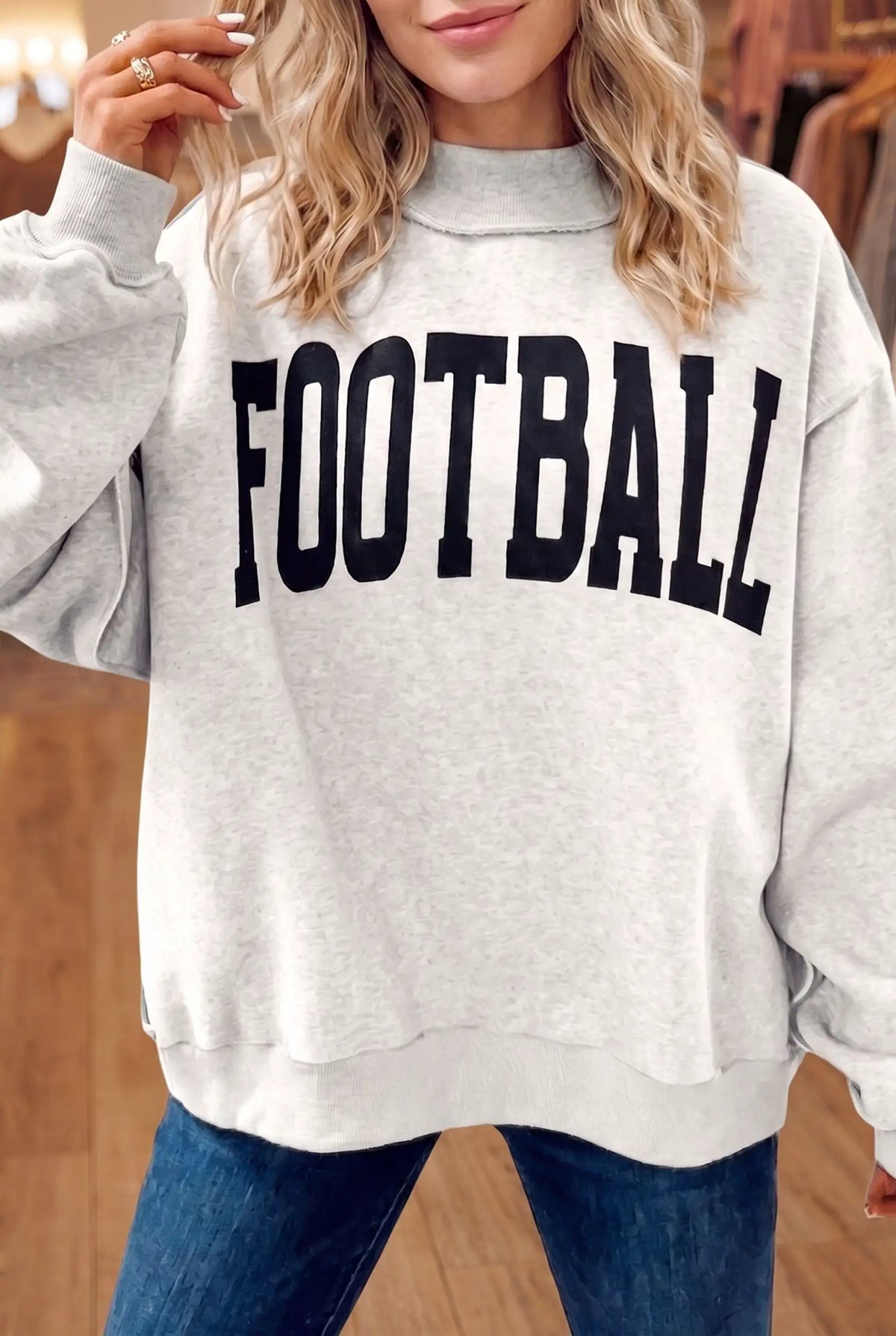 The Shelby Sweatshirt - Light Grey — view 2