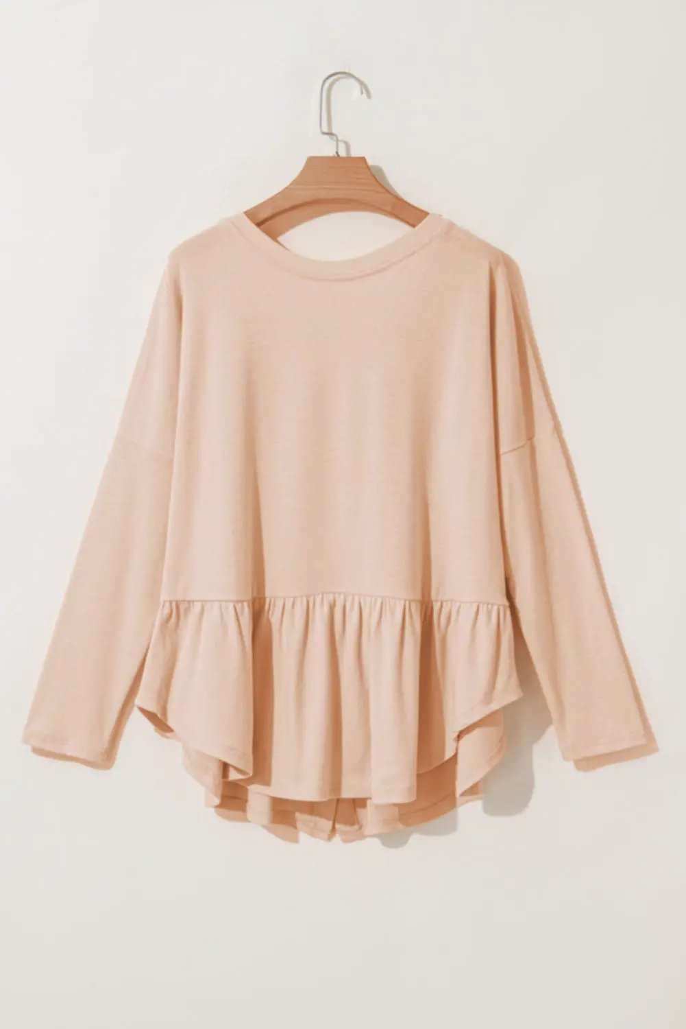 Grateful Threads Boutique Jet Stream Ruffled V-Neck Shirt - Shirts
