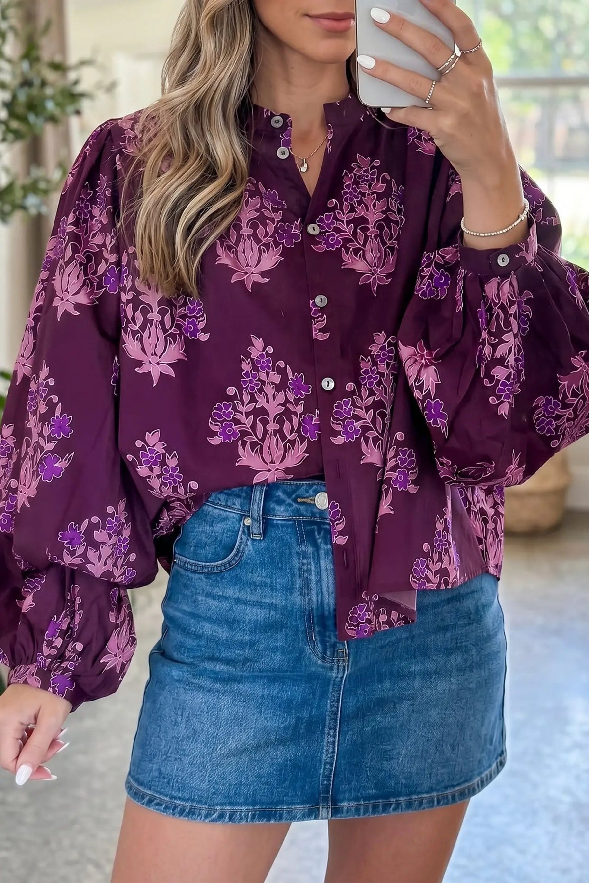 The Summer Blouse - Purple — main photo