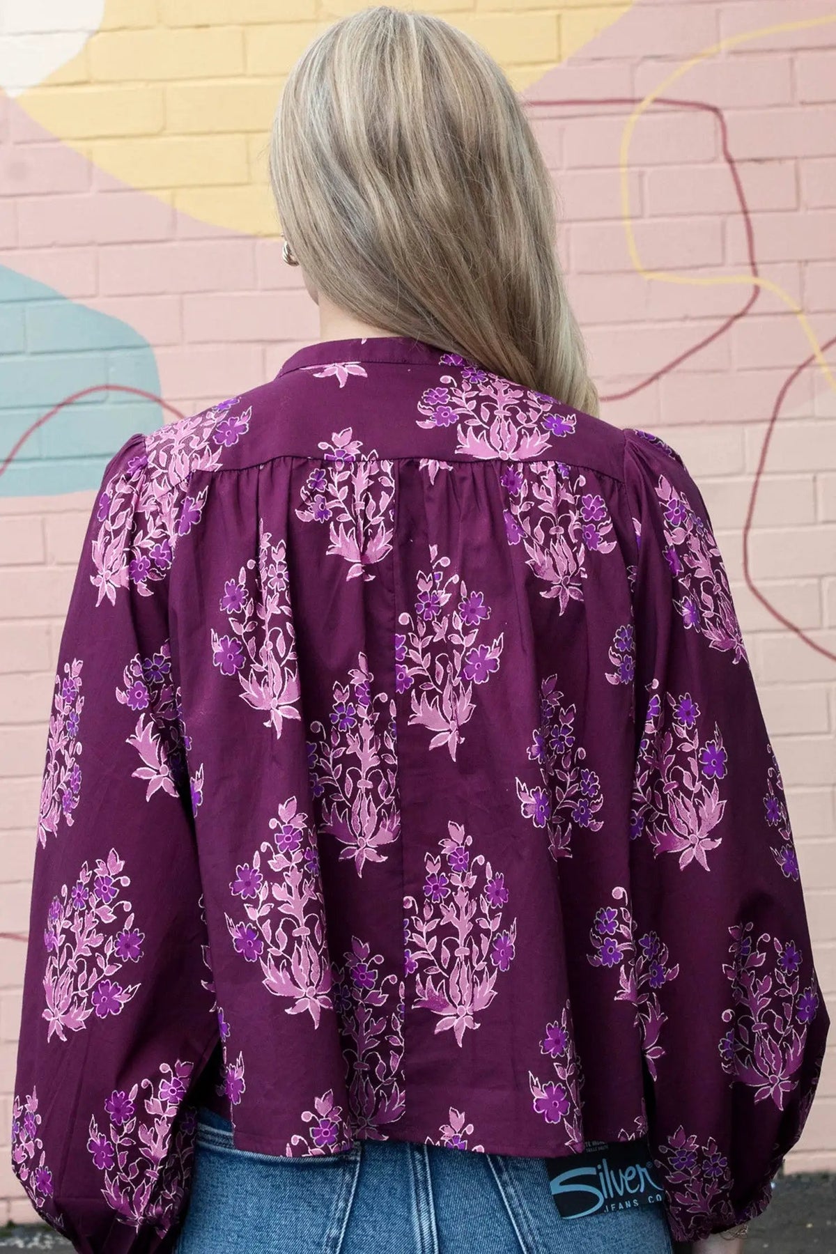 The Summer Blouse - Purple — view 4