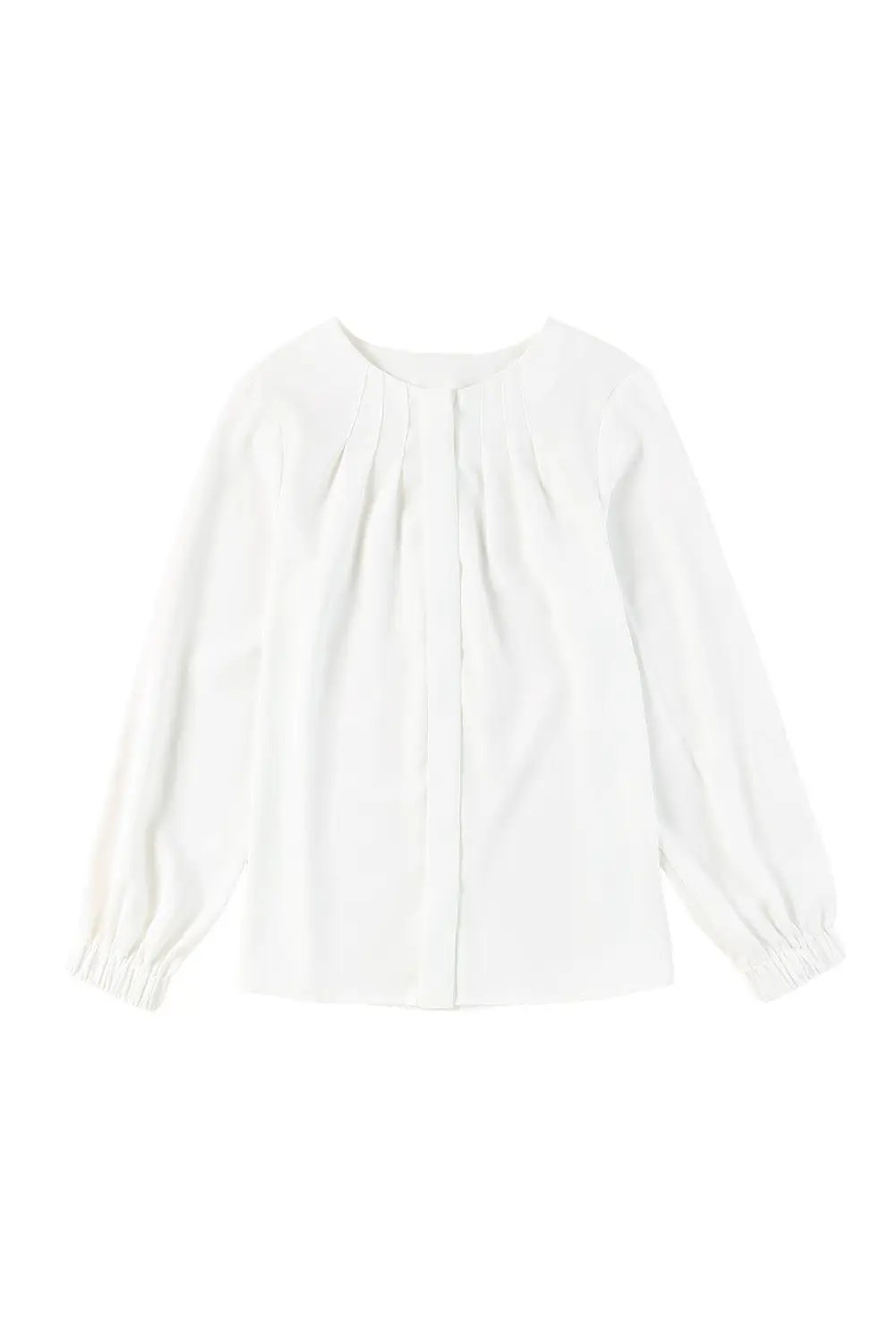 Grateful Threads Boutique Crew Neck Cuff Shirt - Shirts Top