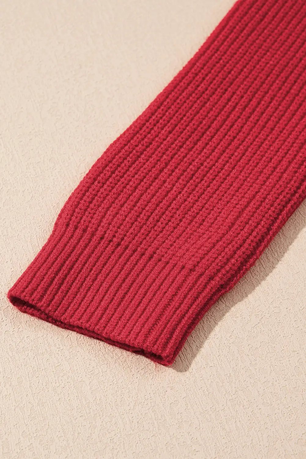 Grateful Threads Boutique Fiery Red Knit Bow Cardigan - Sweaters