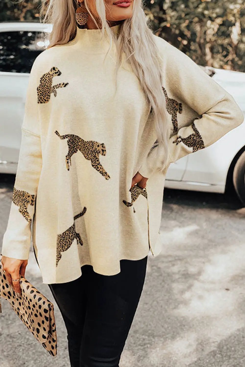 The Hazel Sweater - Parchment — main photo
