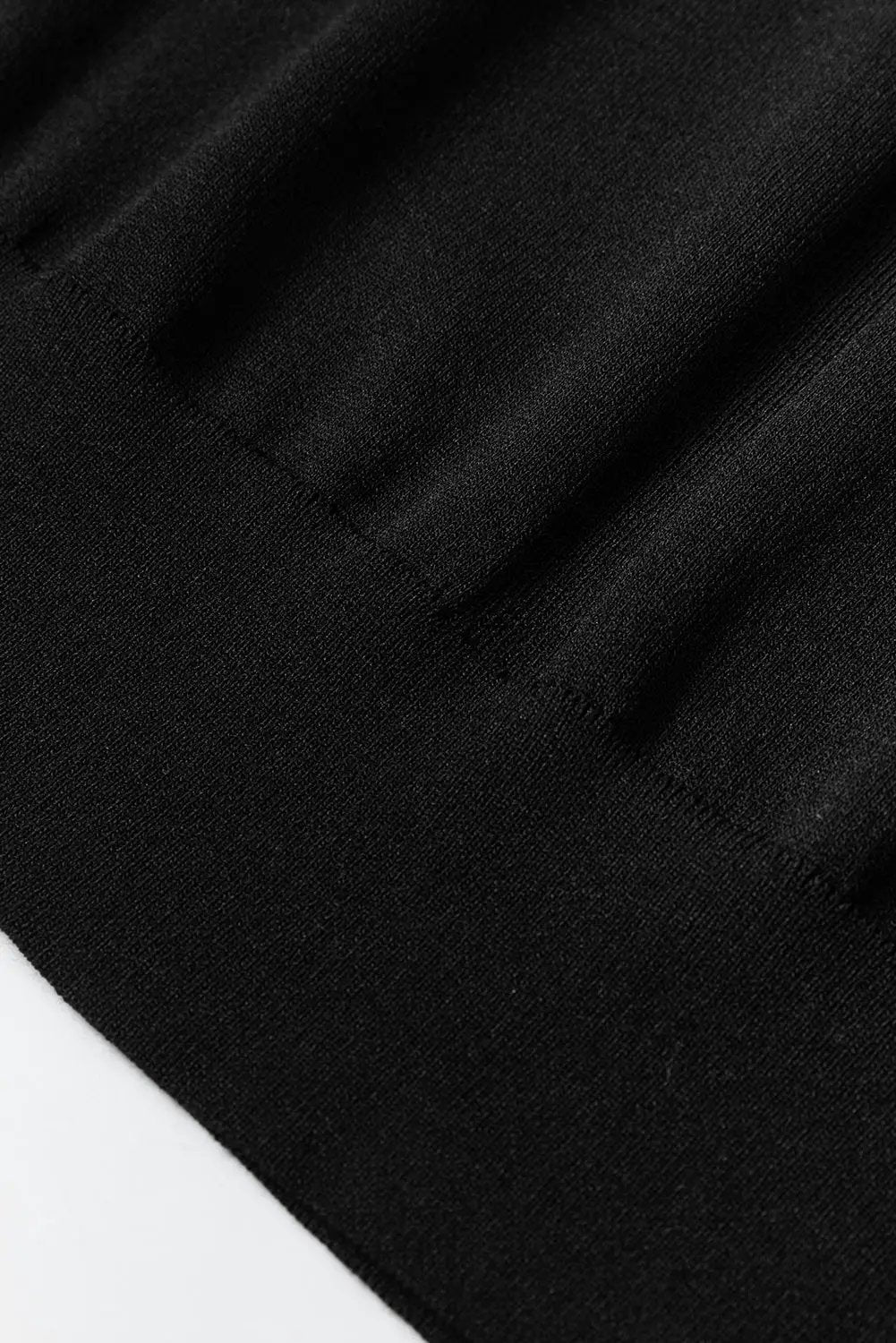 Grateful Threads Boutique Black Slim Fit Crew Neck Sweater - Sweaters