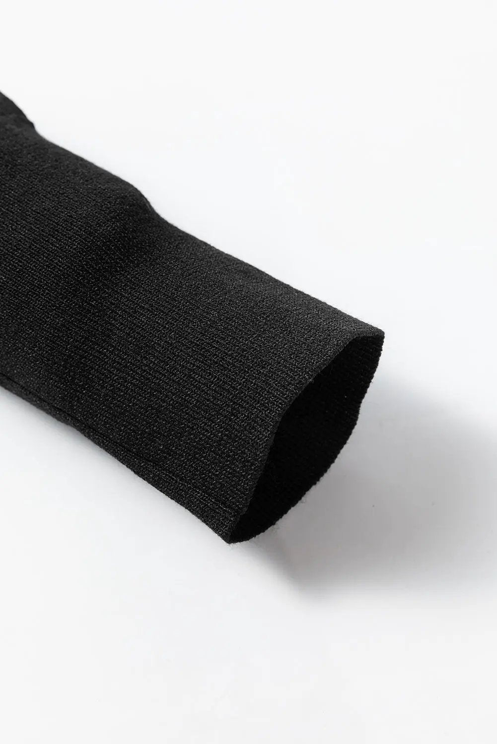 Grateful Threads Boutique Black Slim Fit Crew Neck Sweater - Sweaters