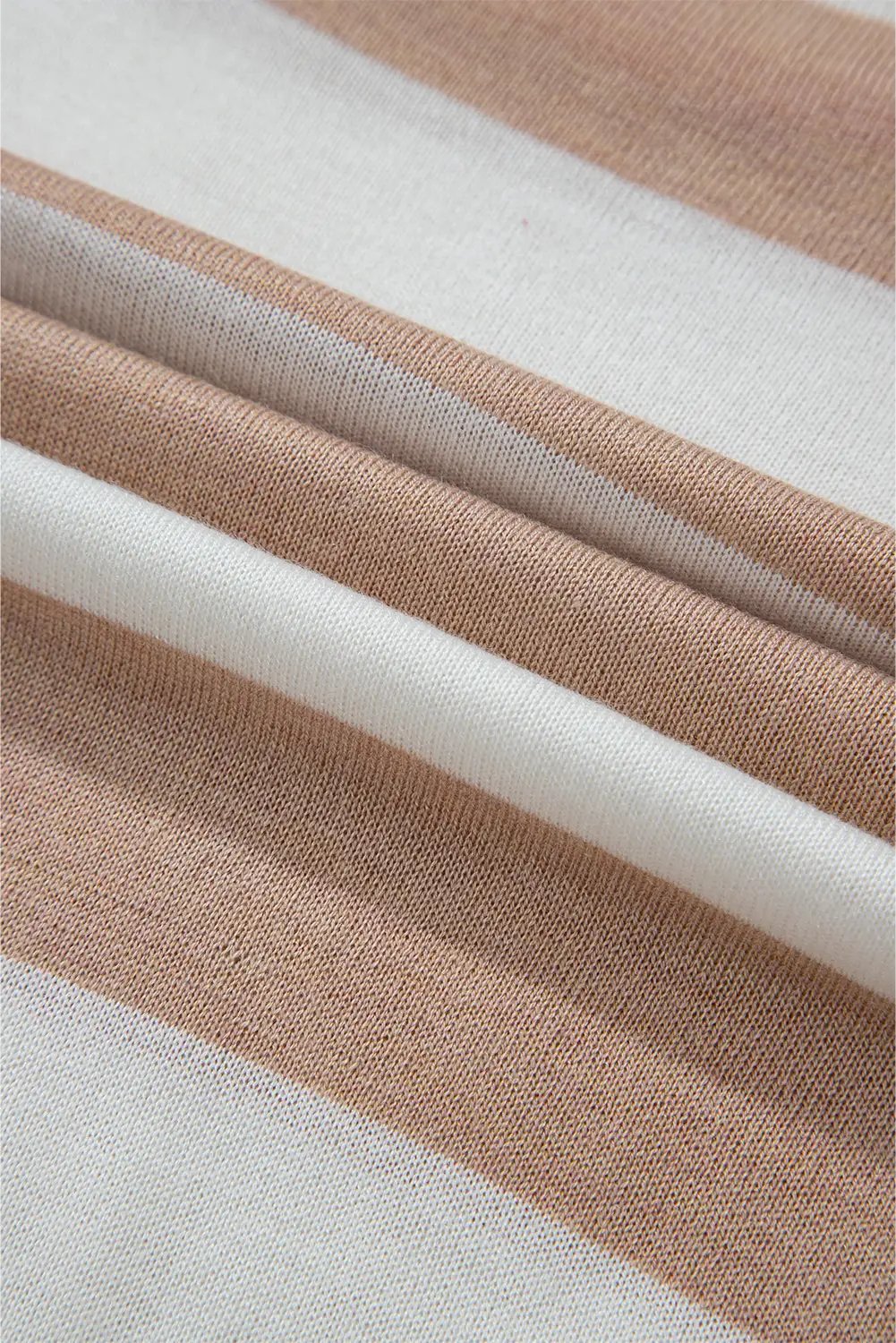 Grateful Threads Boutique Apricot Colorblock Drop Shoulder Sweater - Sweaters