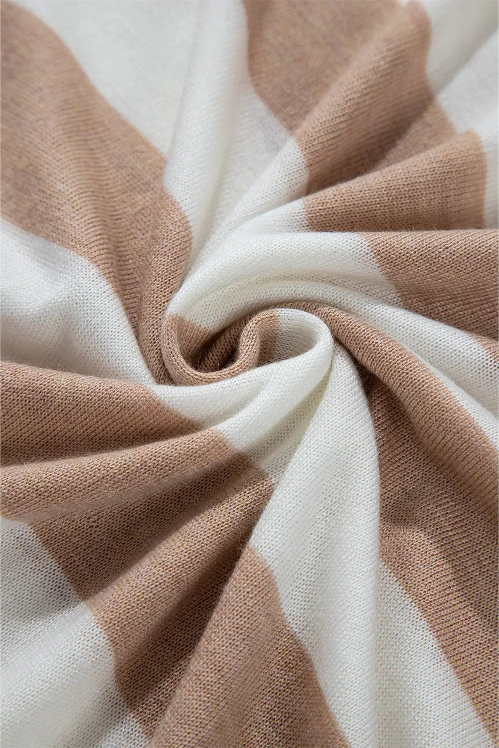 Grateful Threads Boutique Apricot Colorblock Drop Shoulder Sweater - Sweaters