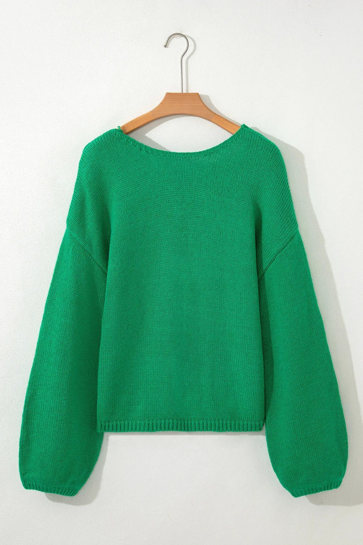The Belle Sweater - Bright Green — view 2
