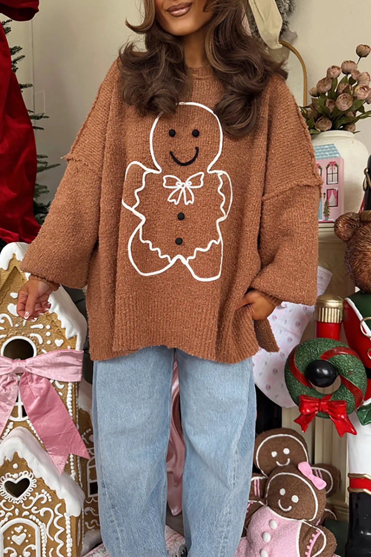 The Monroe Sweater - Brown — main photo