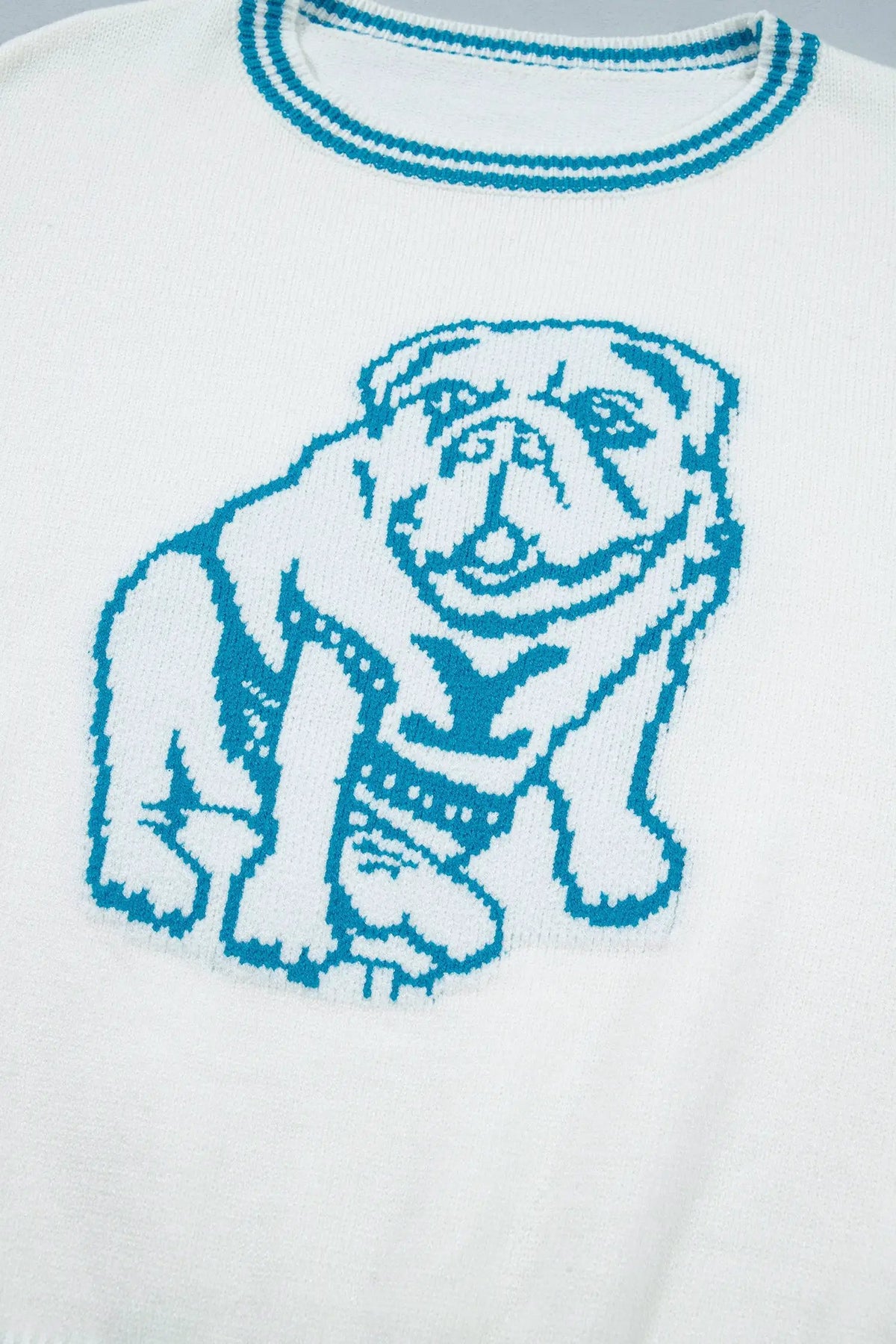 The Delia Sweater - Light Blue — view 6