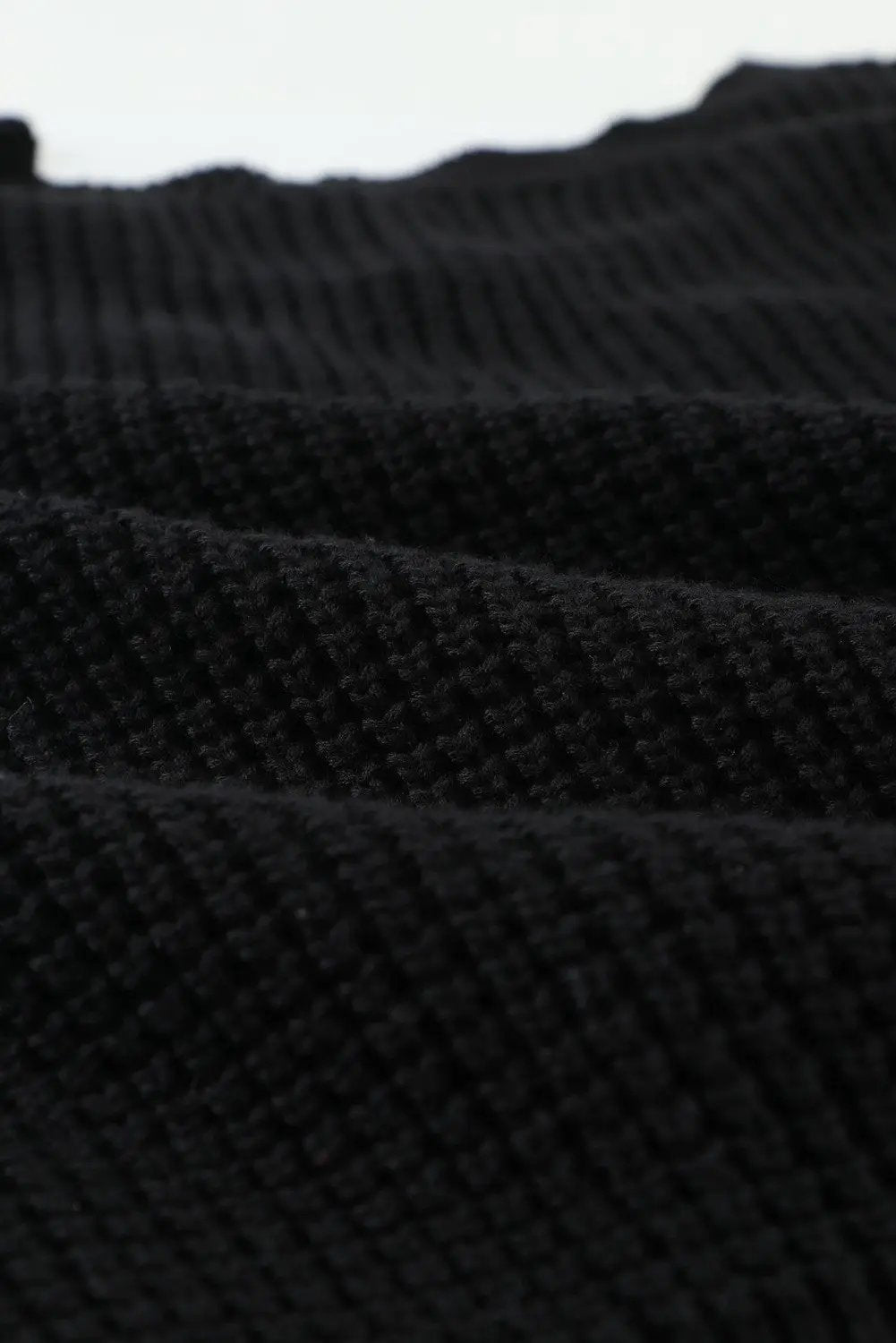Grateful Threads Boutique Black Criss Cross Back Sweater - Sweaters