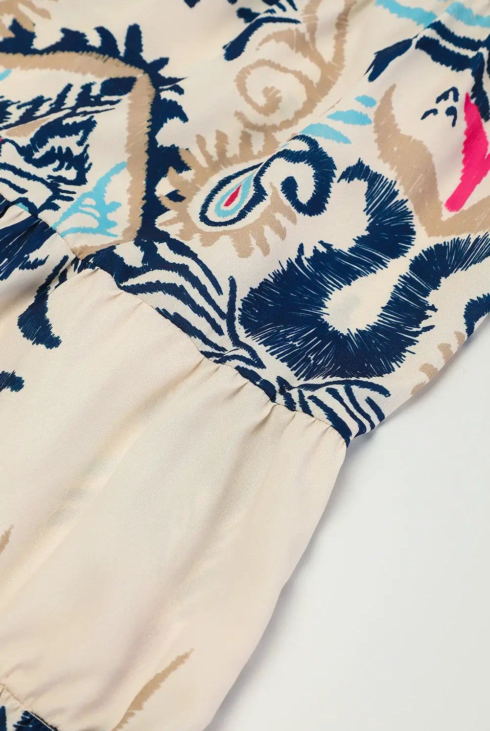 Grateful Threads Boutique White Printed Tribal Dress - Dresses