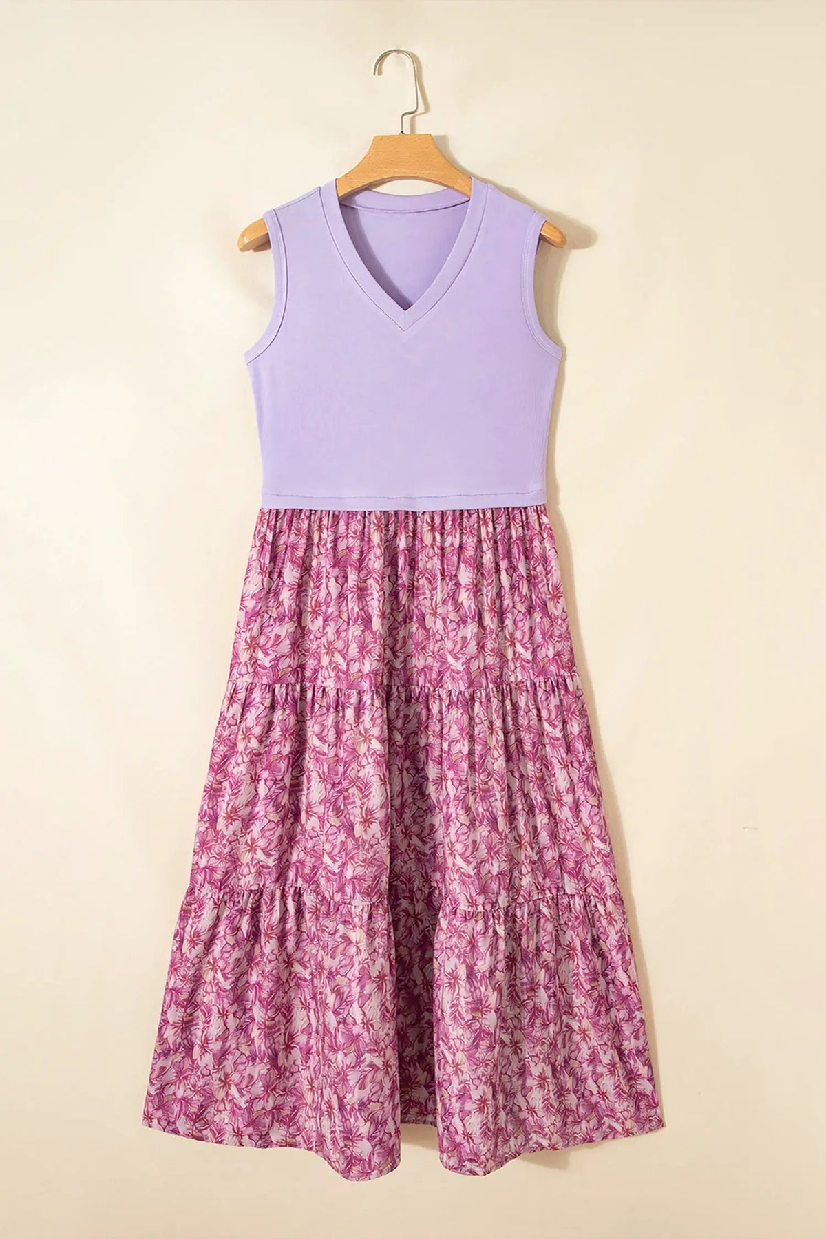 The Zoe Maxi Dress - Purple — view 3
