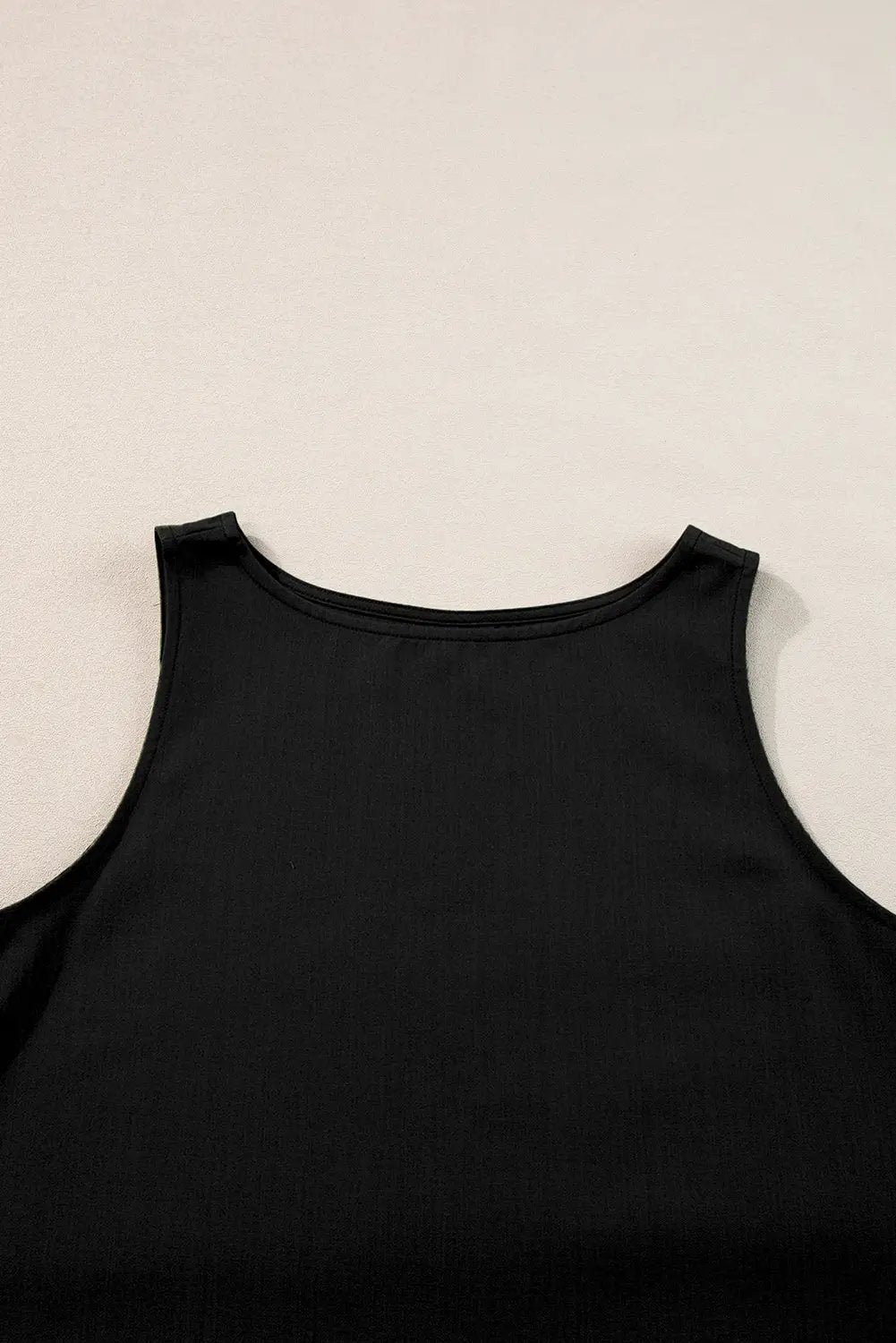 Grateful Threads Boutique The Sweet & Simple Ricrac Lounge Set - Outfit Sets Black Ricrac Trim Tank Top Elastic Waist Shorts Set