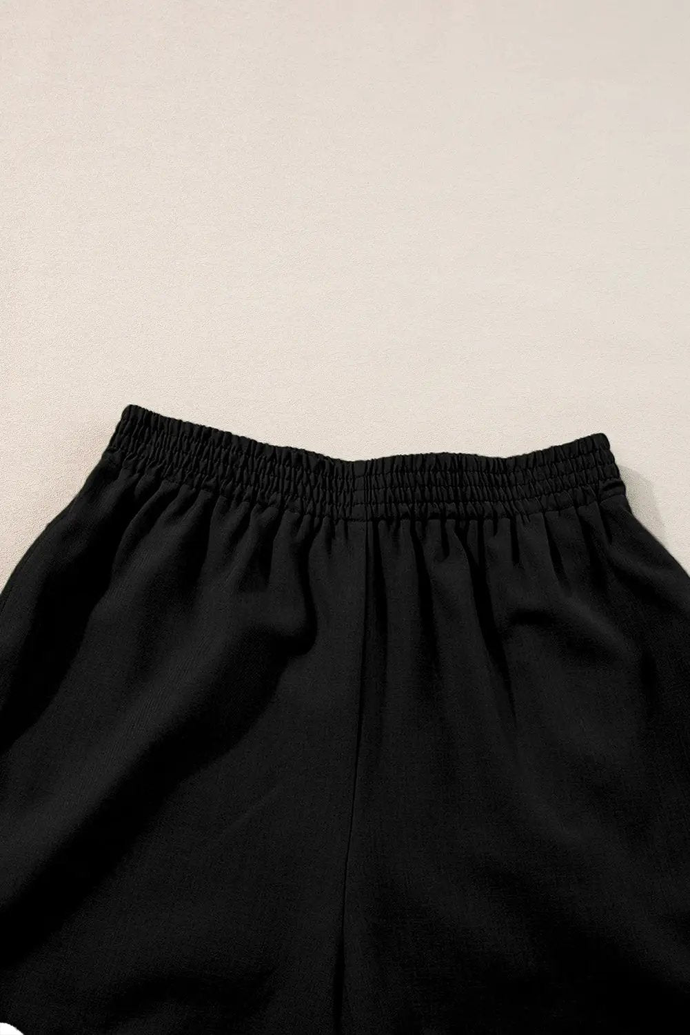 Grateful Threads Boutique The Sweet & Simple Ricrac Lounge Set - Outfit Sets Black Ricrac Trim Tank Top Elastic Waist Shorts Set