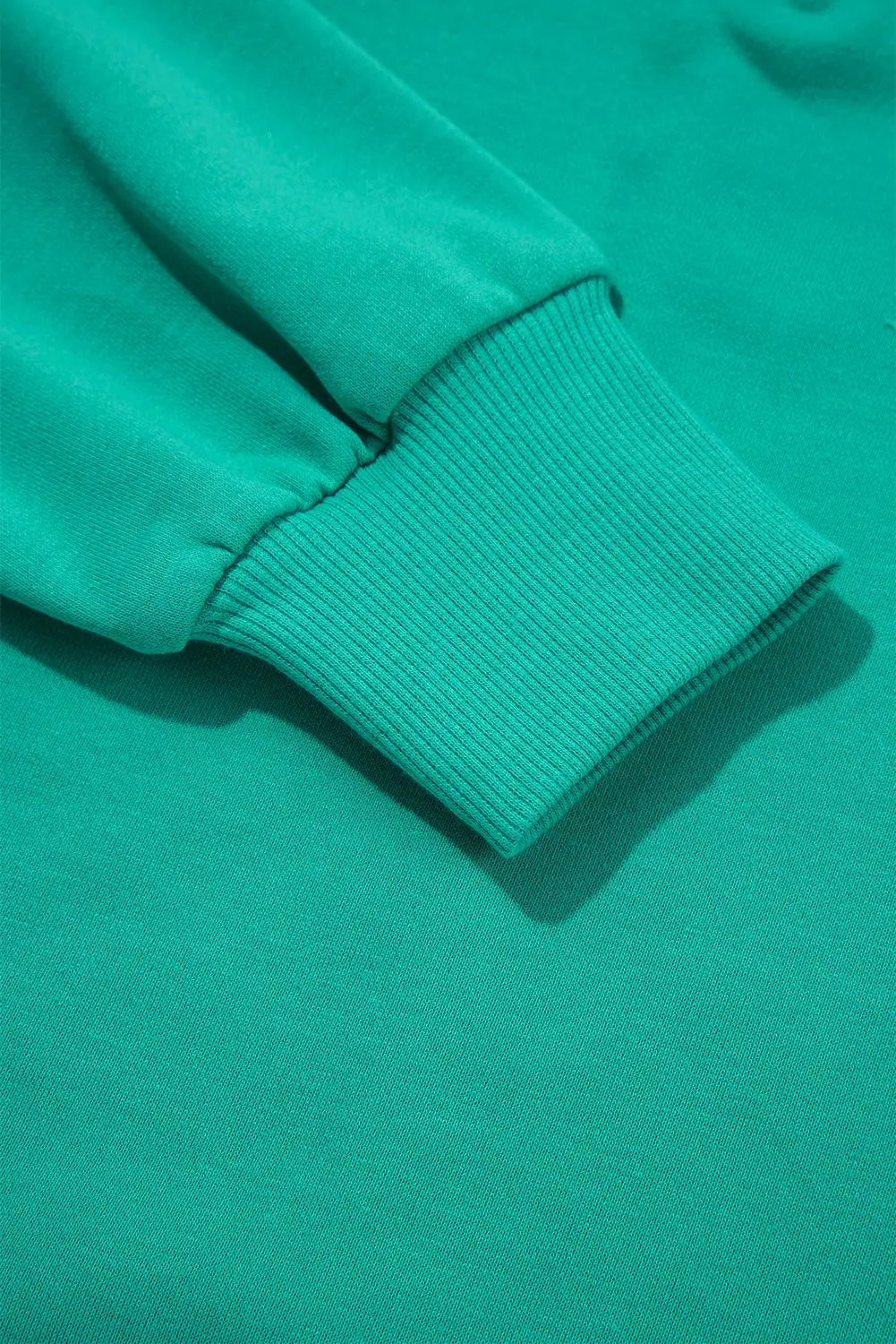 Grateful Threads Boutique Dark Green Colorblock Trim V-Neck Pullover Top and Shorts Set - Outfit Sets