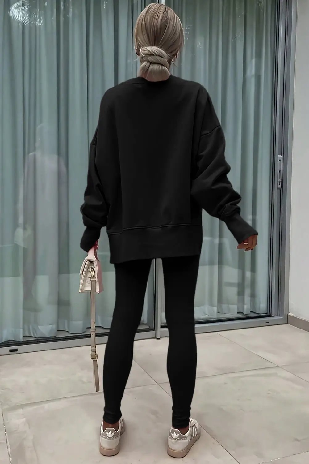 The Margo Pant Set - Black — view 4