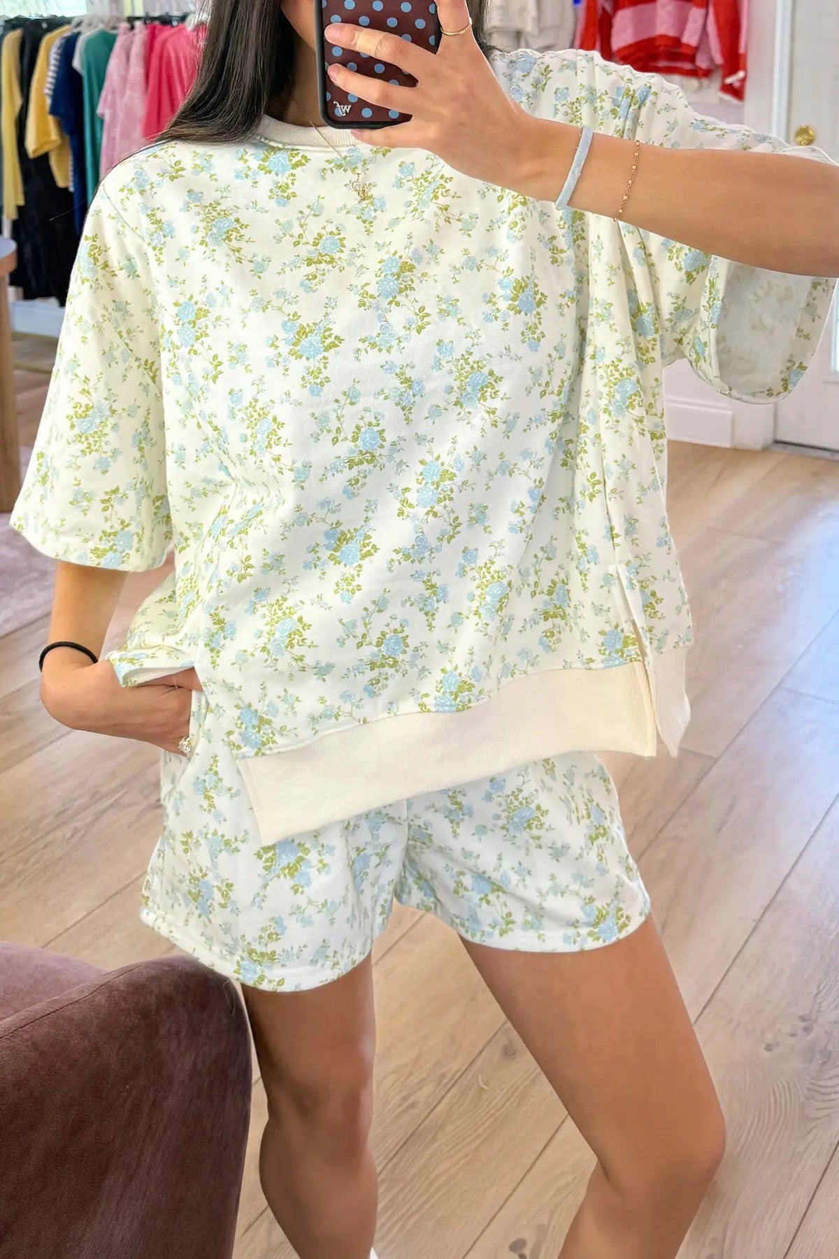 The Ainsley Short Set - Sky Blue — main photo