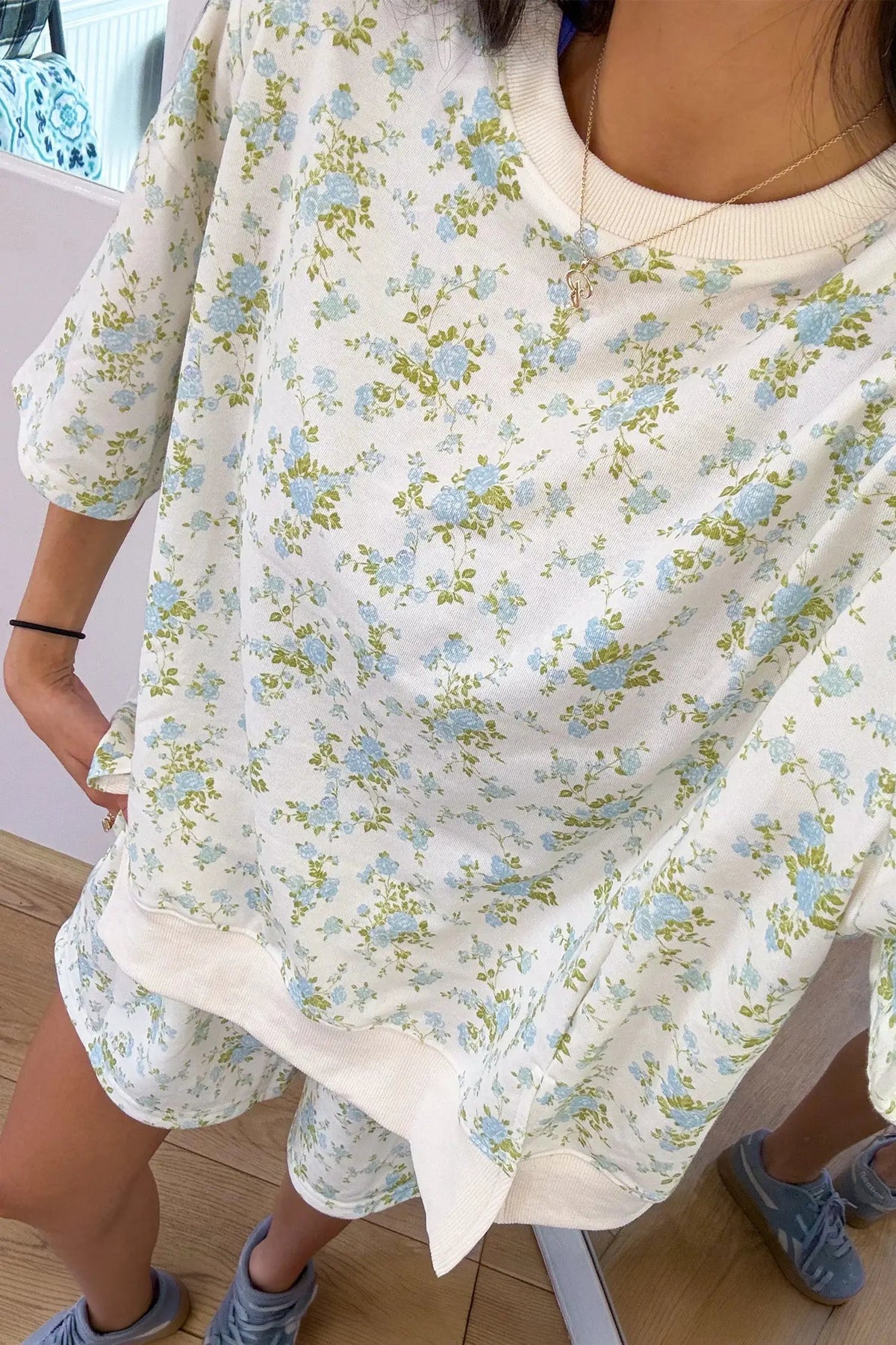 The Ainsley Short Set - Sky Blue — view 2