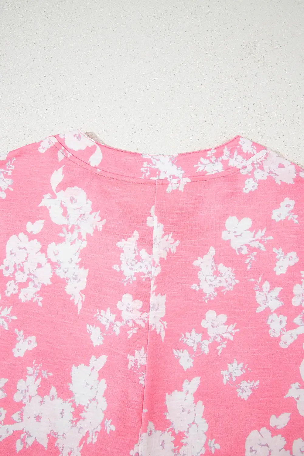 Grateful Threads Boutique Pink Floral Print Wide Leg Sleeveless Jumpsuit – Fresh & Flirty - One-Pieces Pink Floral Print Half Button Wide Leg Relaxed Sleeveless Jumpsuit