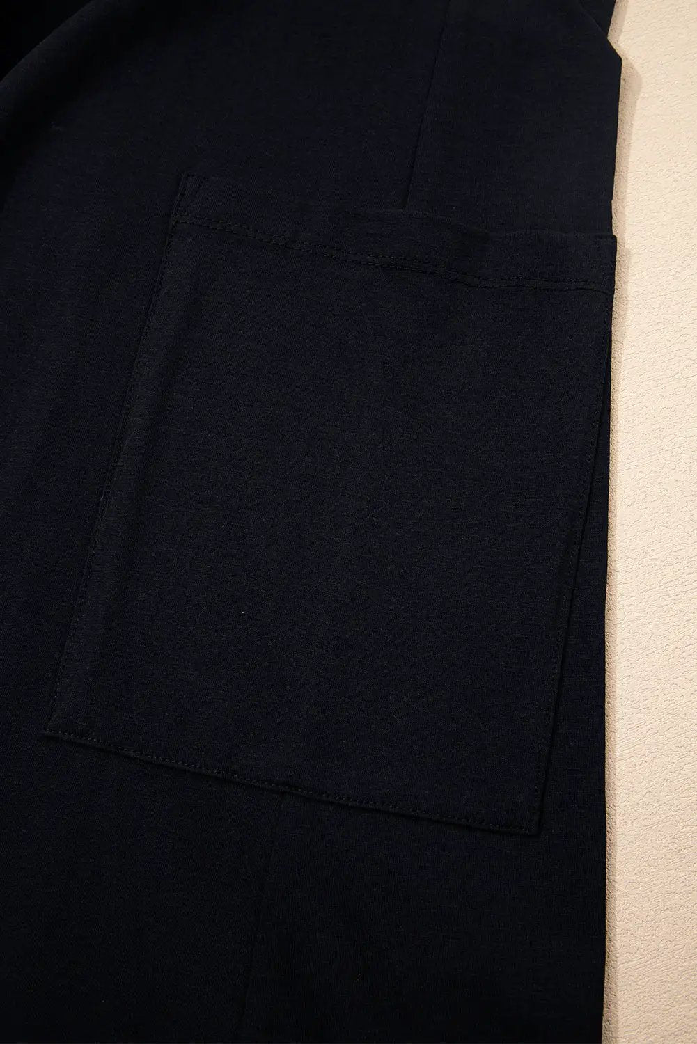 Grateful Threads Boutique Black Drawstring Wide Leg Cargo Pockets Sleeveless Jumpsuit - One-Pieces Black Drawstring Wide Leg Cargo Pockets Sleeveless Jumpsuit