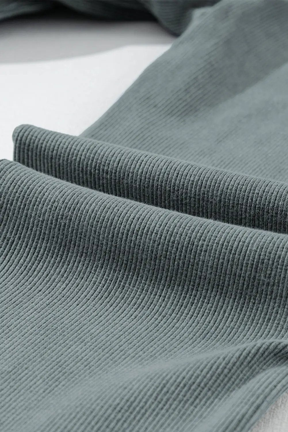 Grateful Threads Boutique Dark Grey Vintage Wash Ribbed Leggings - Leggings Dark Grey Vintage Wash Ribbed Leggings