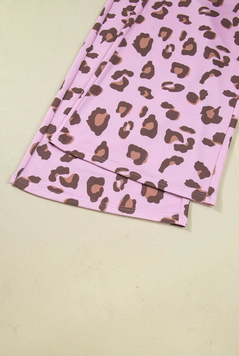 Grateful Threads Boutique Pink Drawstring Leopard Print Patch Pocket Loose Pants - Pants Pink Drawstring Leopard Print Patch Pocket Loose Pants
