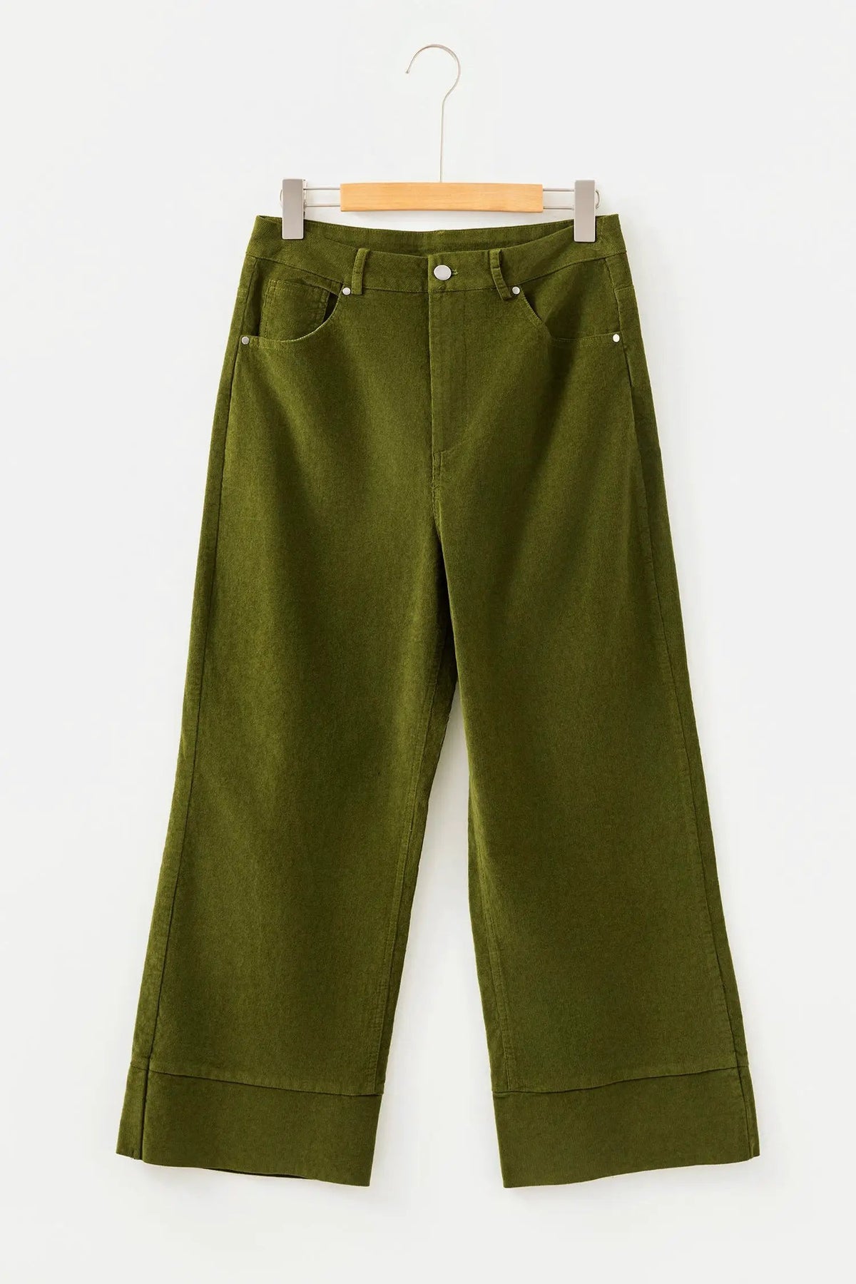 The Macy Pants - Vineyard Green — view 4