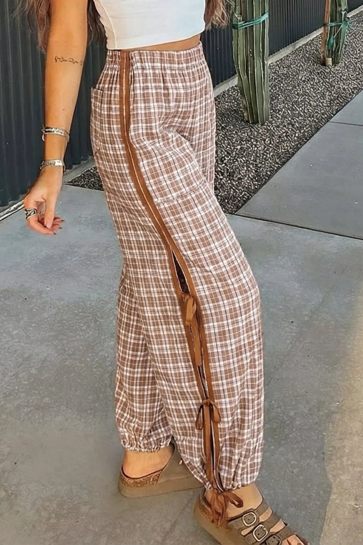 The Vera Pants - Chestnut — view 2