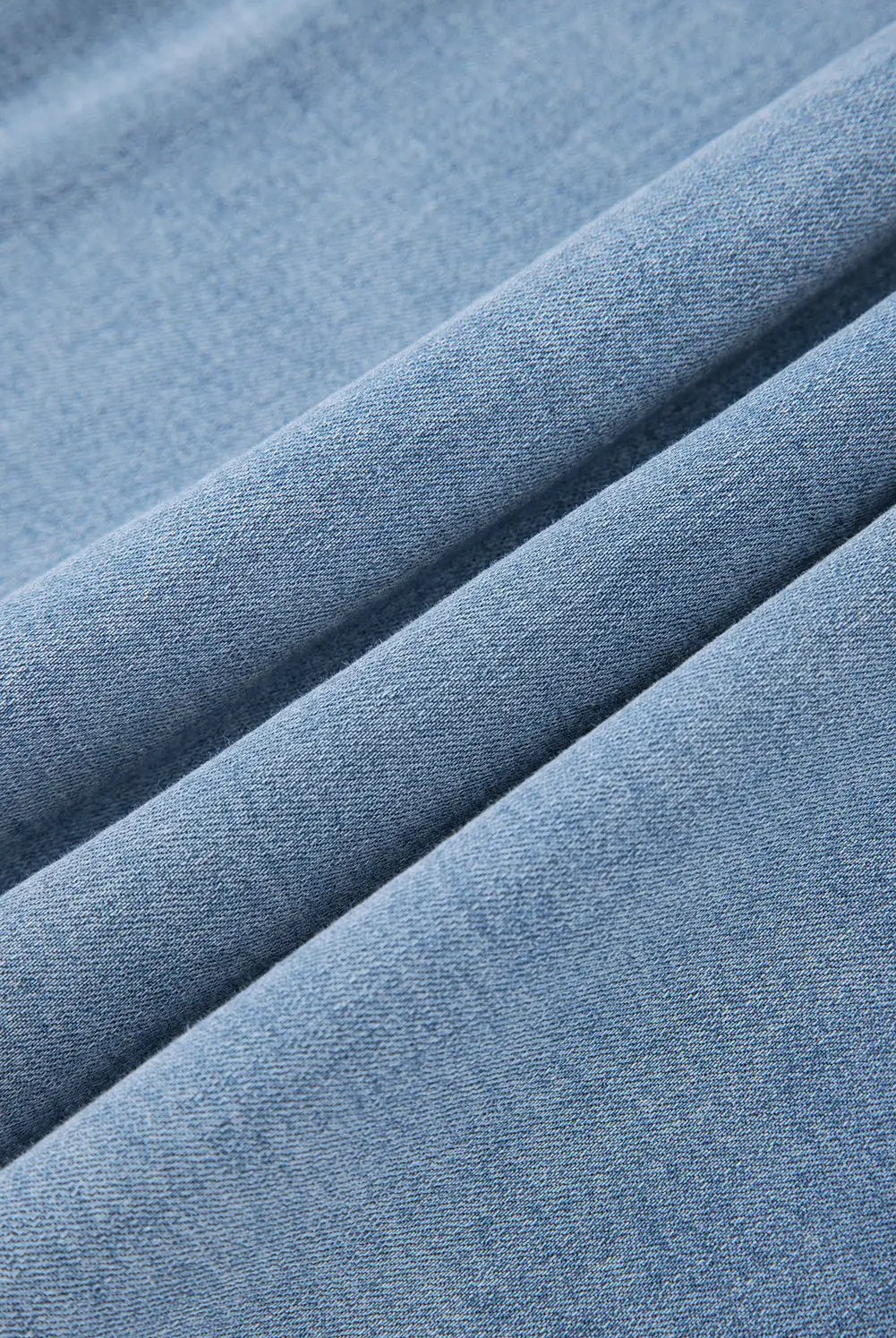 Grateful Threads Boutique Chambray Square Neck Bowknot A-line Sleeveless Denim Dress - Dresses Myosotis Square Neck Bowknot A-line Sleeveless Denim Dress
