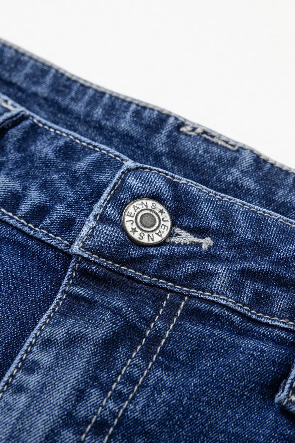 Grateful Threads Boutique Sail Blue Wide Leg Pocketed High Waist Jeans - Jeans Sail Blue Wide Leg Pocketed High Waist Jeans