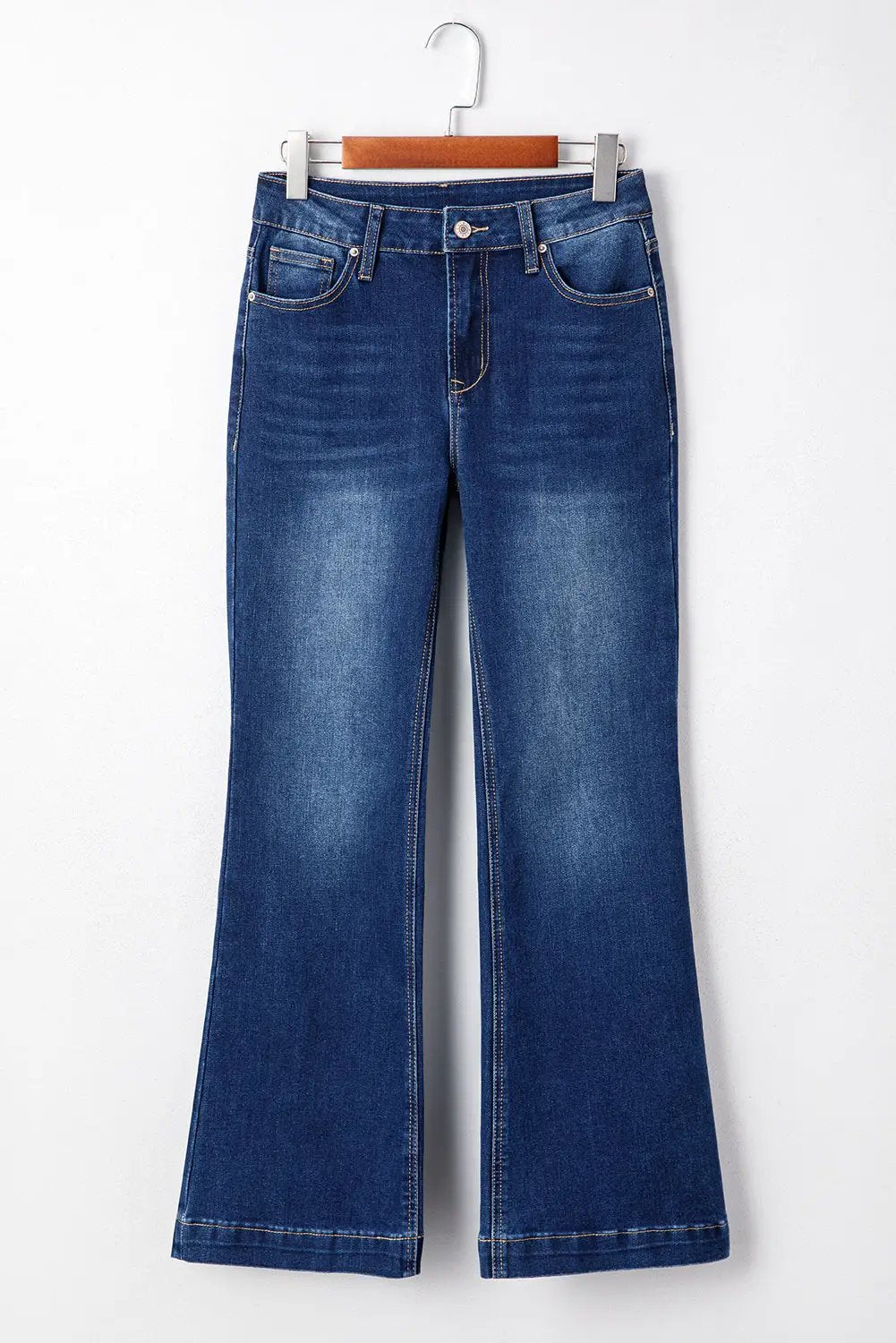 Grateful Threads Boutique Sail Blue Western Stitch Patched Pocket Bootcut Jeans - Jeans Sail Blue Western Stitch Patched Pocket Bootcut Jeans