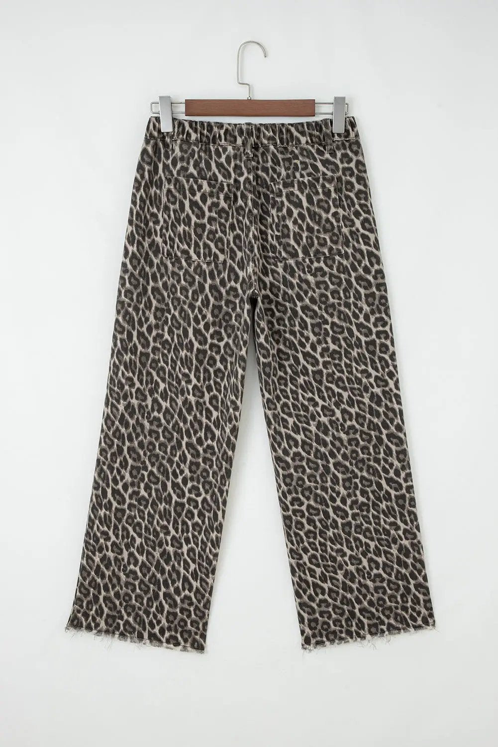 Grateful Threads Boutique Yellow Leopard Straight Leg Jeans - Jeans Yellow Leopard Straight Leg Jeans