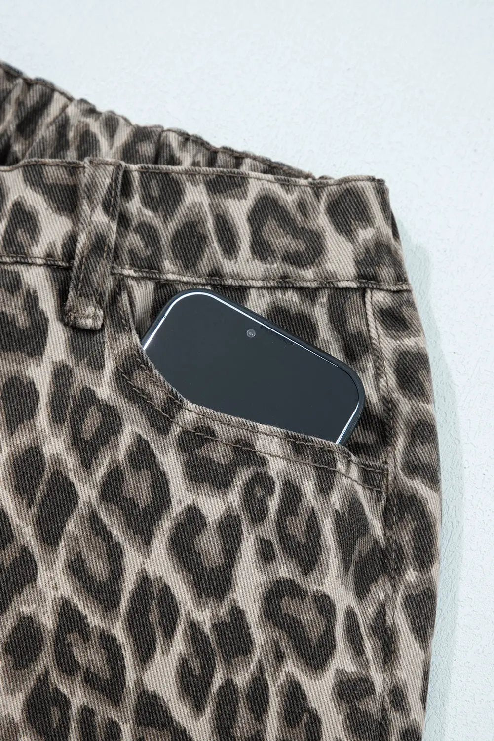 Grateful Threads Boutique Yellow Leopard Straight Leg Jeans - Jeans Yellow Leopard Straight Leg Jeans