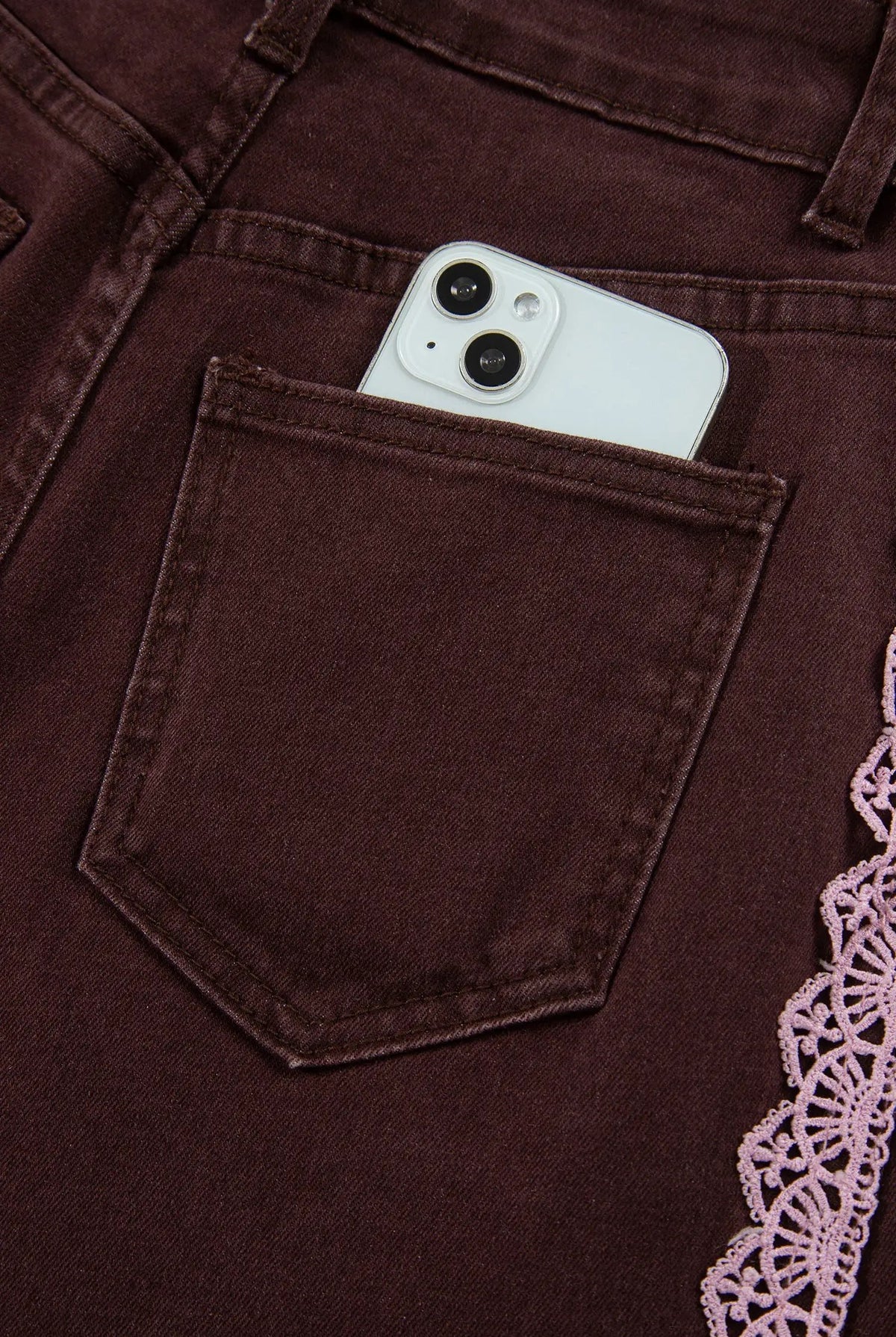 The Elaina Jeans - Coffee — view 5